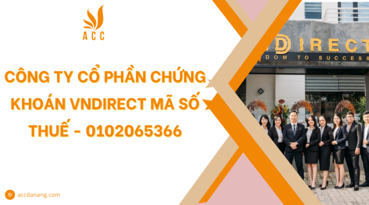 Công ty cổ phần Chứng Khoán Vndirect mã số thuế