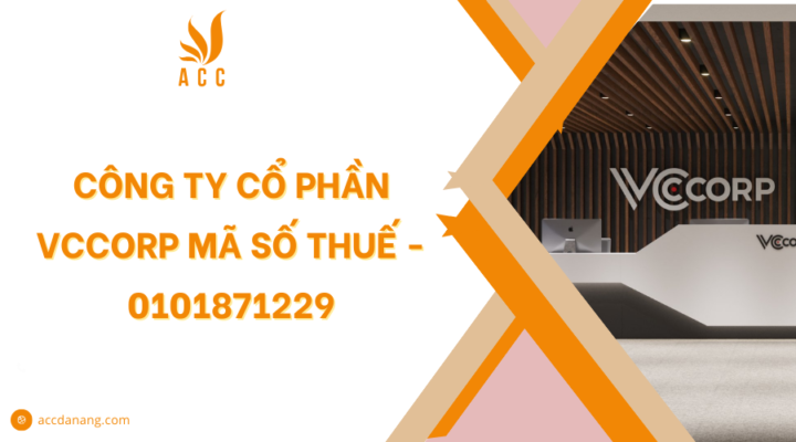 Công ty cổ phần Vccorp mã số thuế