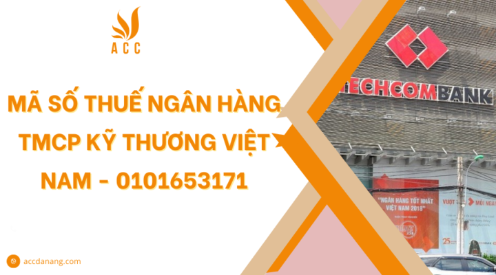 Mã số thuế ngân hàng TMCP Kỹ Thương Việt Nam