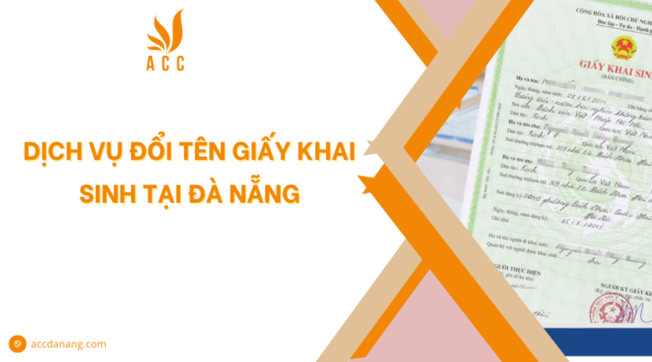 Dịch vụ đổi tên giấy khai sinh tại Đà Nẵng
