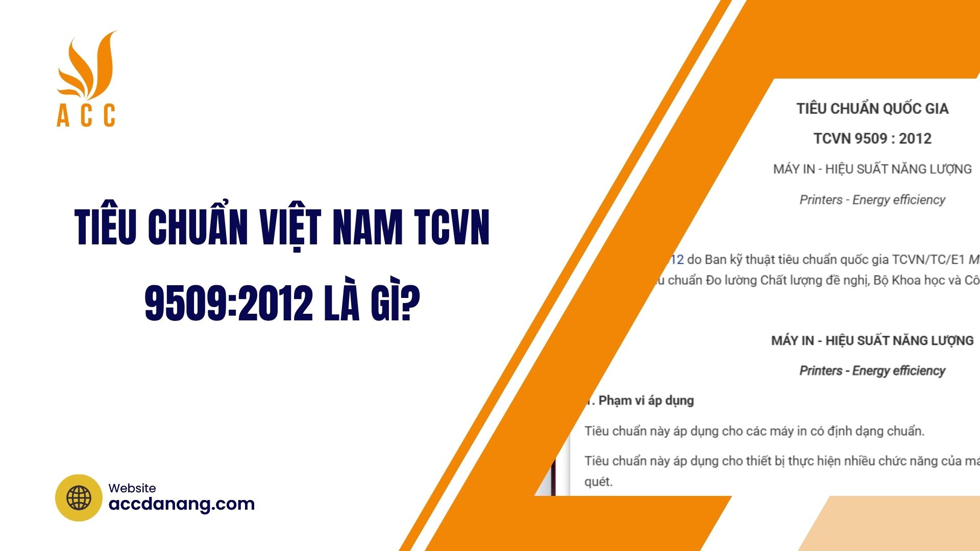 Tiêu chuẩn Việt Nam TCVN 9509:2012 là gì?