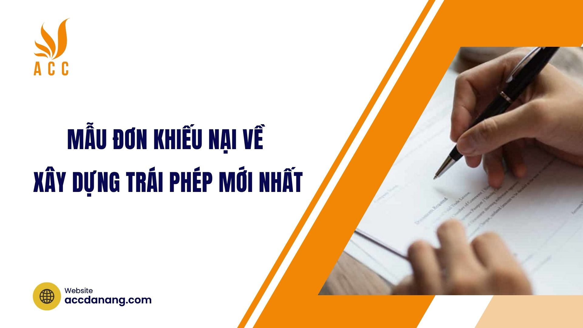 Mẫu đơn khiếu nại về xây dựng trái phép mới nhất