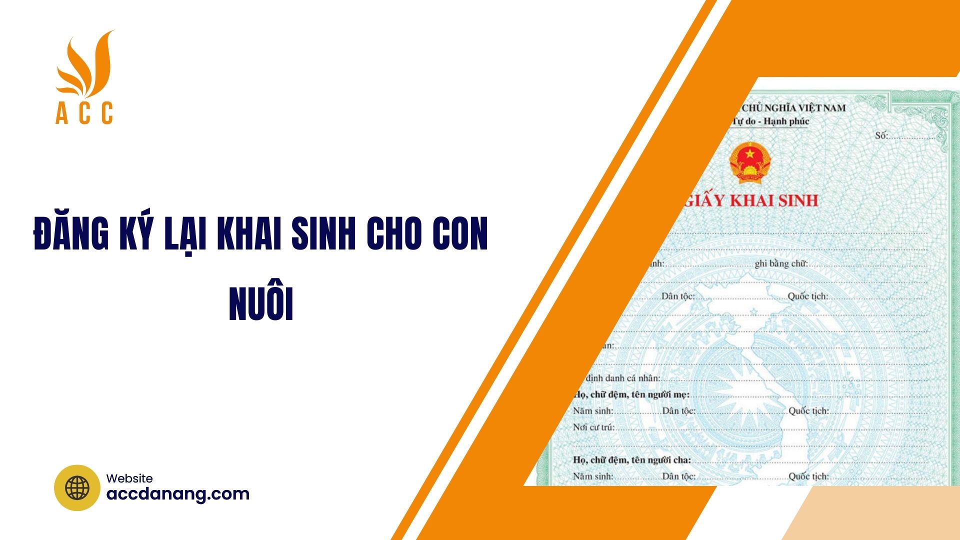 Đăng ký lại khai sinh cho con nuôi