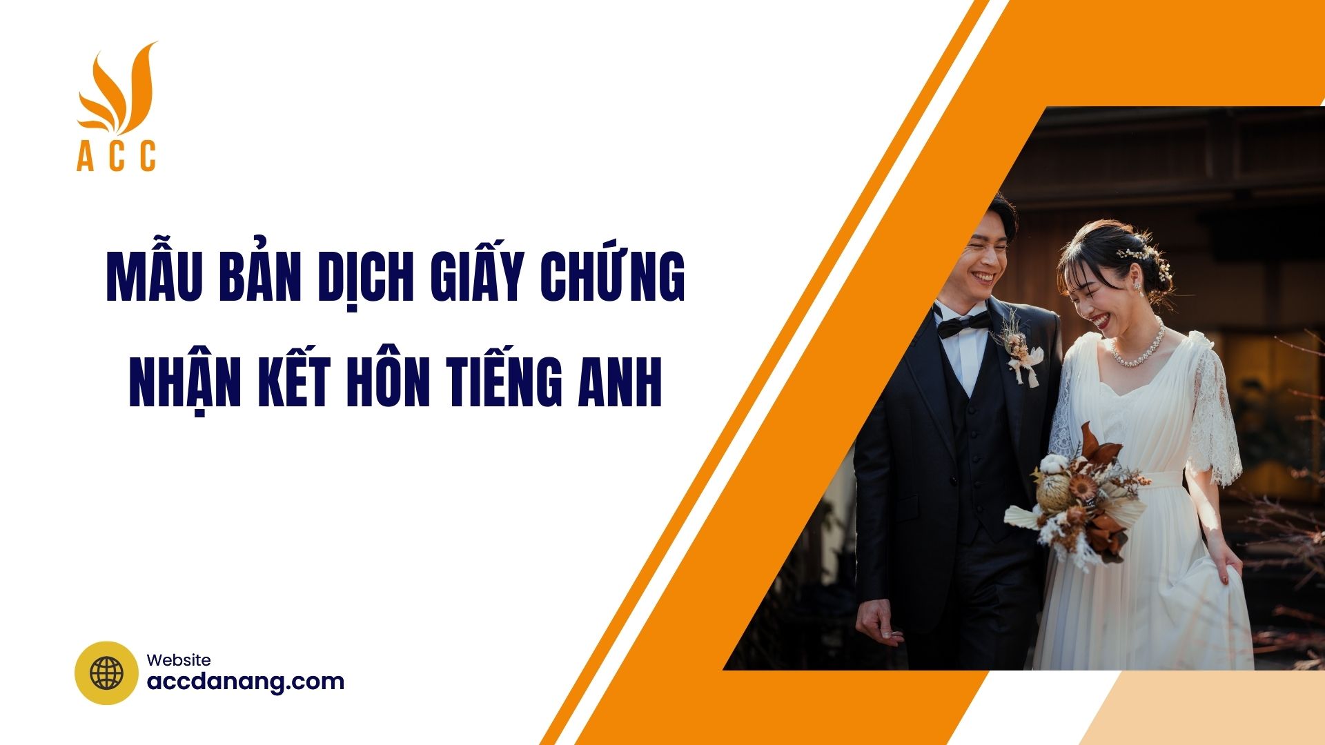 Mẫu bản dịch giấy chứng nhận kết hôn tiếng Anh