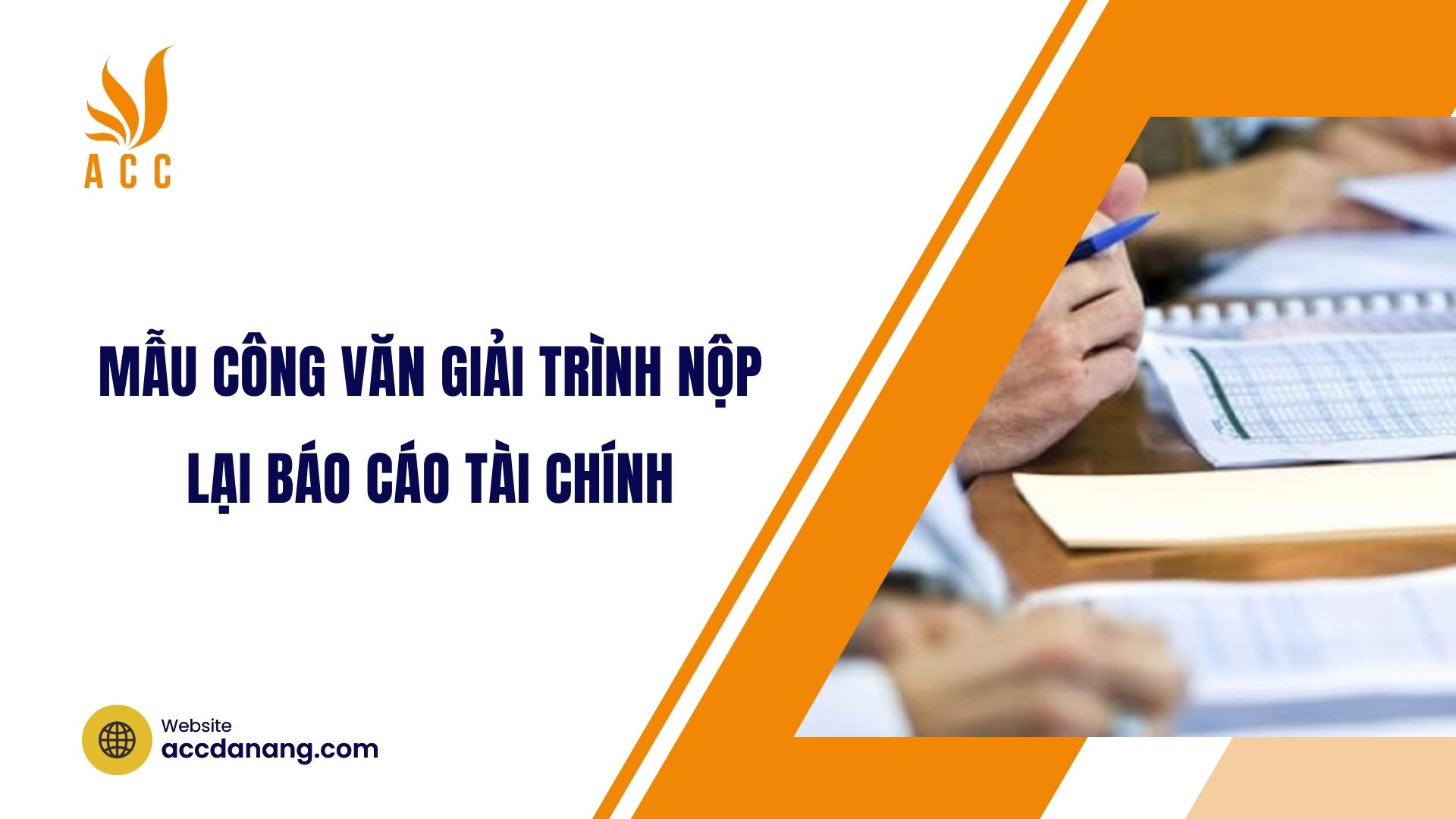 Mẫu công văn giải trình nộp lại báo cáo tài chính