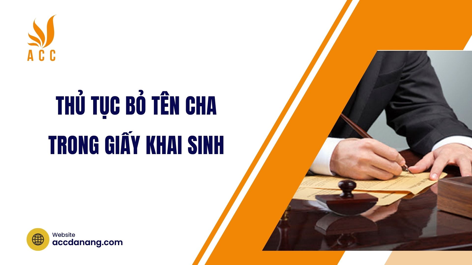 Thủ tục bỏ tên cha trong giấy khai sinh