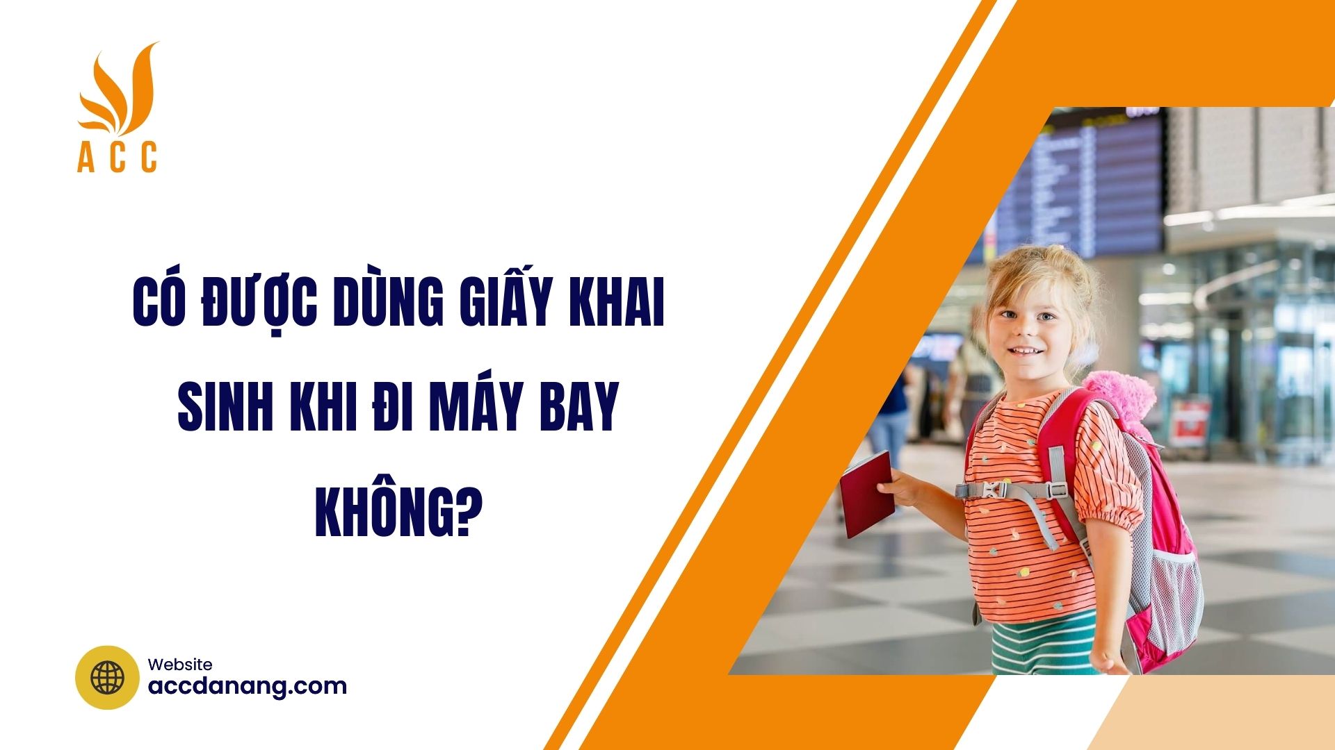 Có được dùng giấy khai sinh khi đi máy bay không?