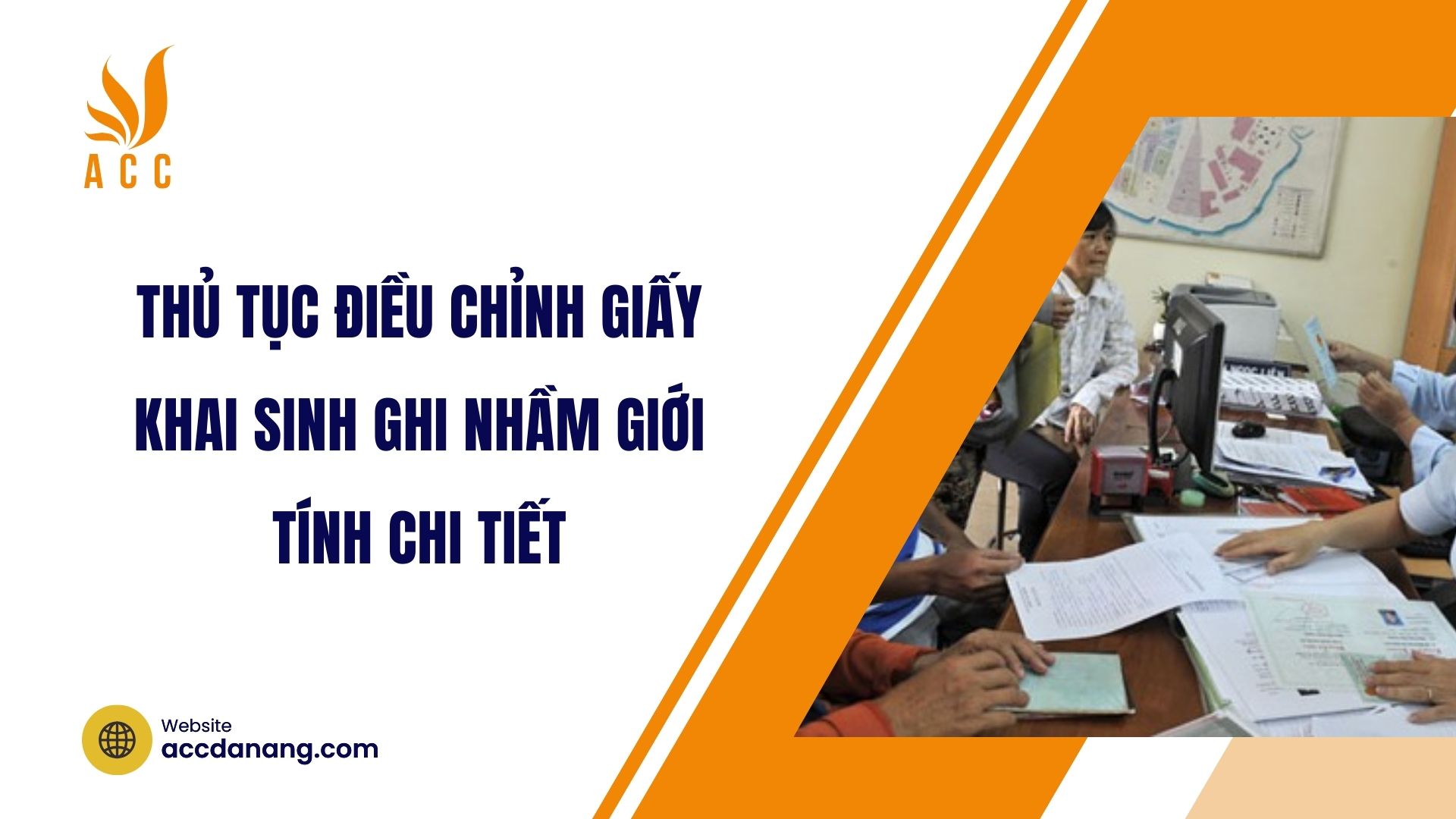 Thủ tục điều chỉnh giấy khai sinh ghi nhầm giới tính chi tiết