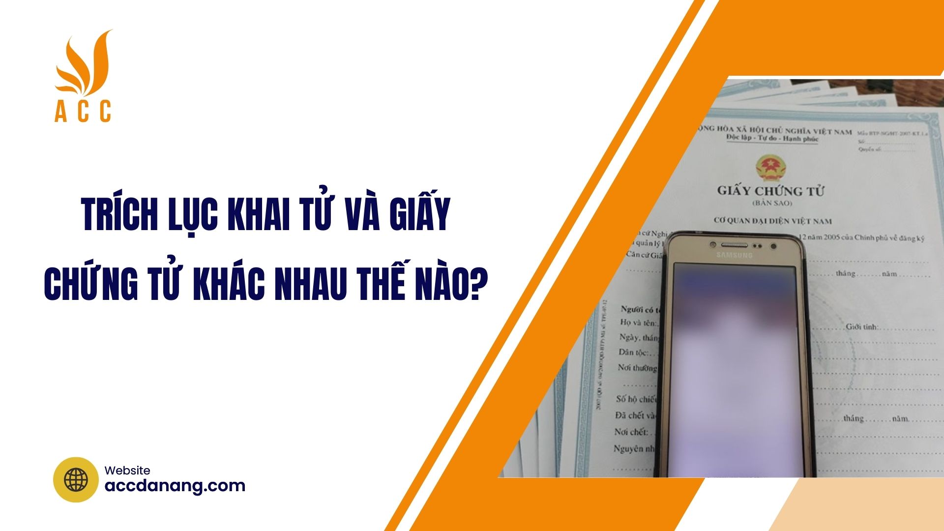 Trích lục khai tử và giấy chứng tử khác nhau thế nào?