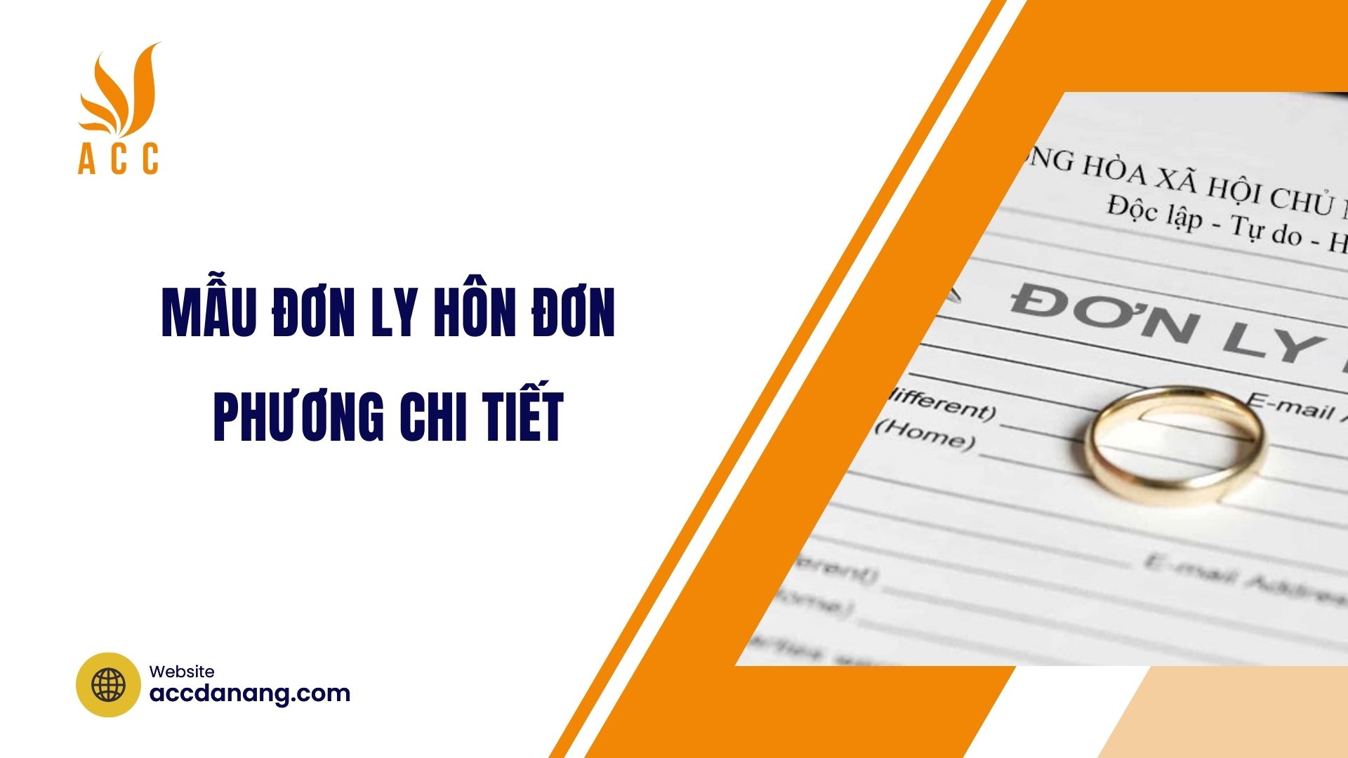 Mẫu đơn ly hôn đơn phương chi tiết
