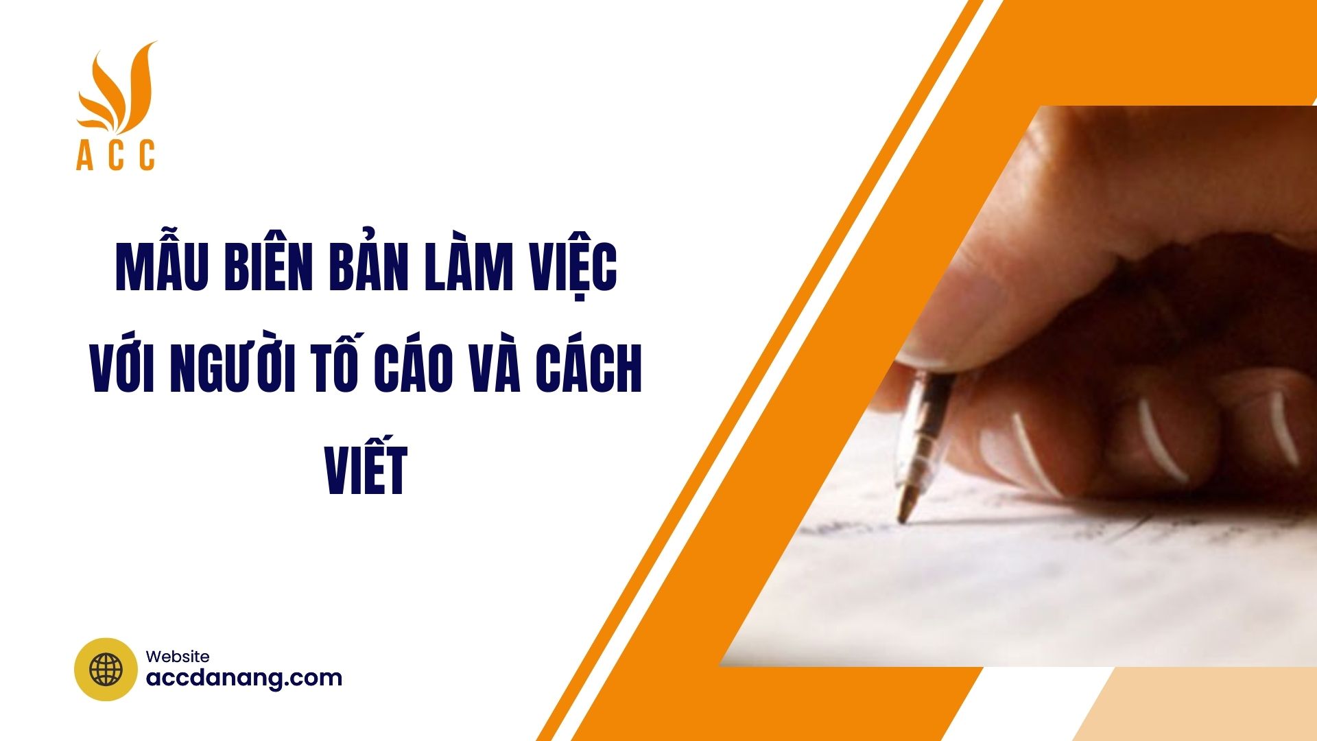 Mẫu biên bản làm việc với người tố cáo và cách viết