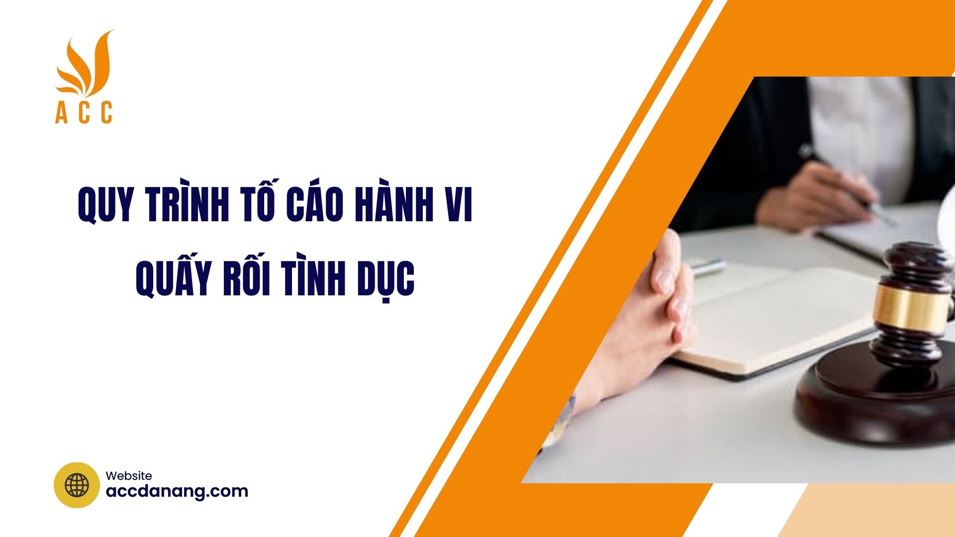 Quy trình tố cáo hành vi quấy rối tình dục