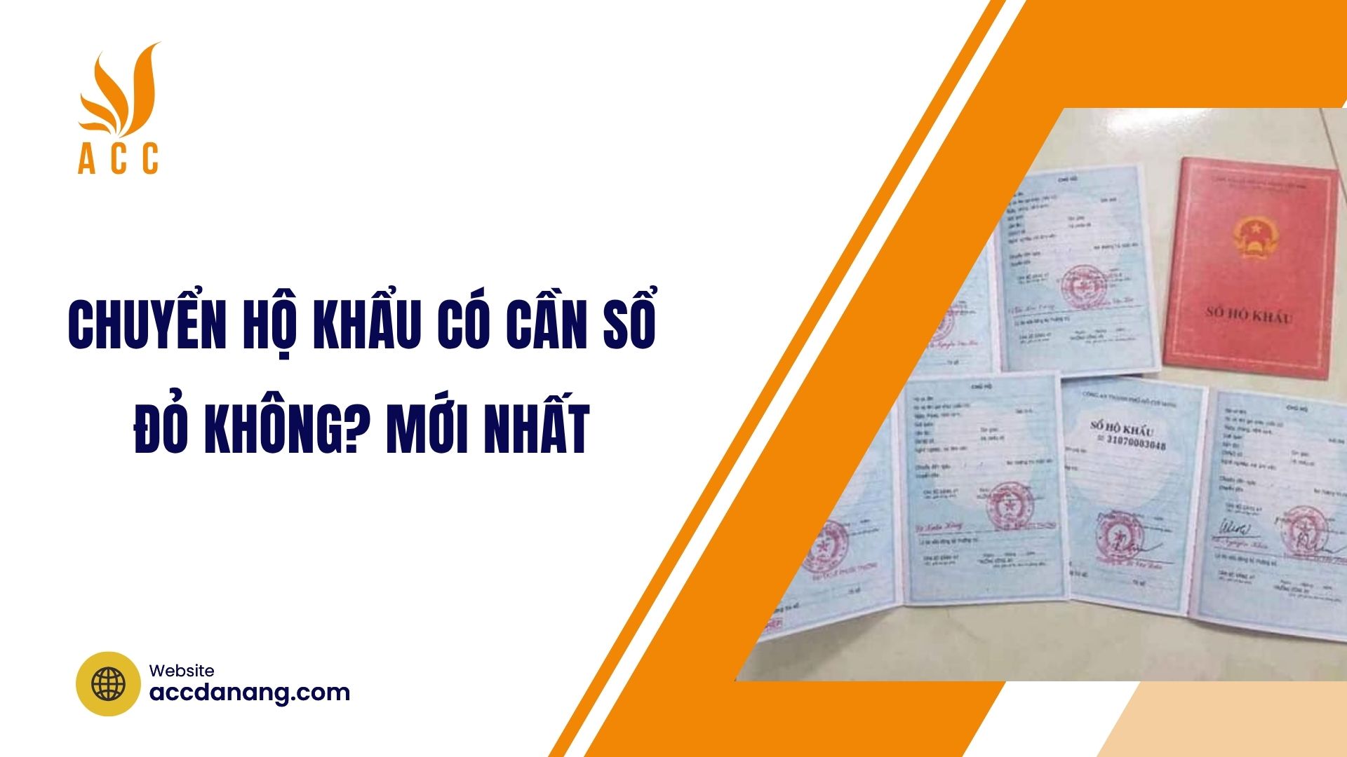 Chuyển hộ khẩu có cần sổ đỏ không? Mới nhất