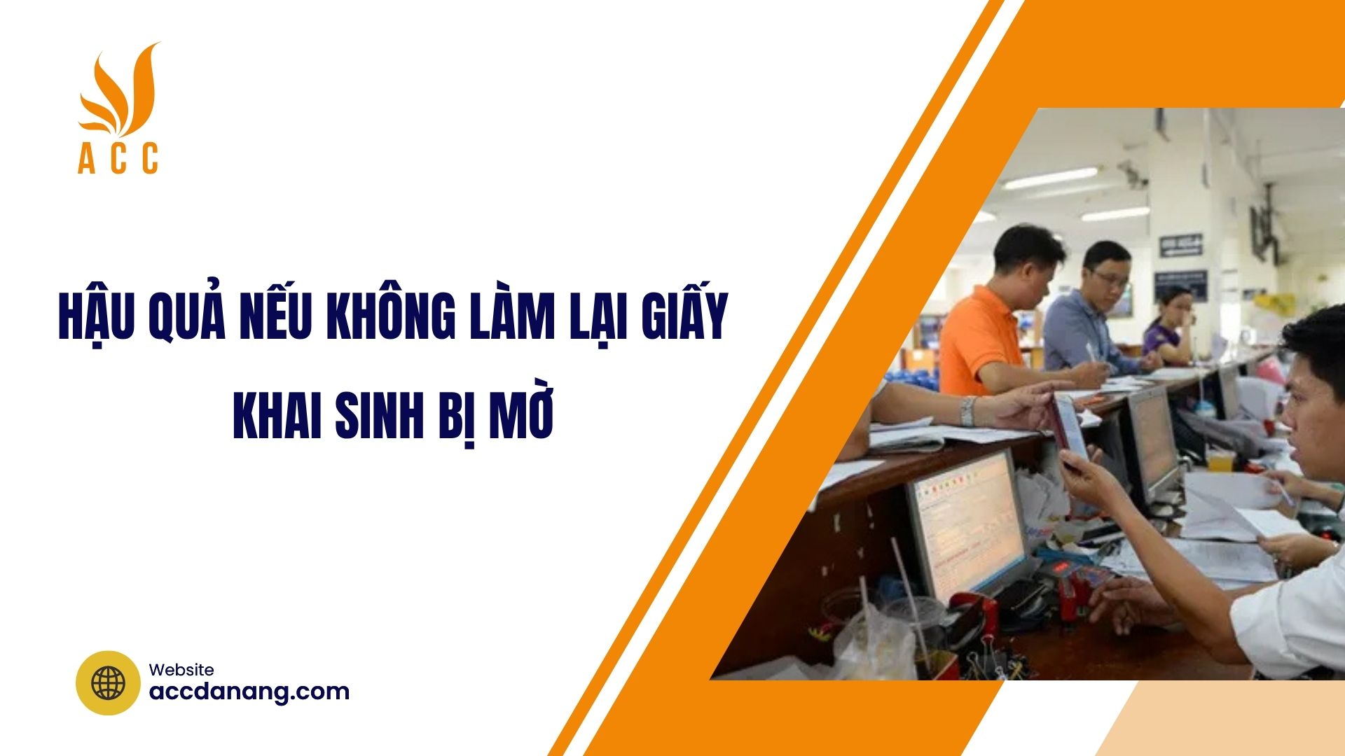 Hậu quả nếu không làm lại giấy khai sinh bị mờ