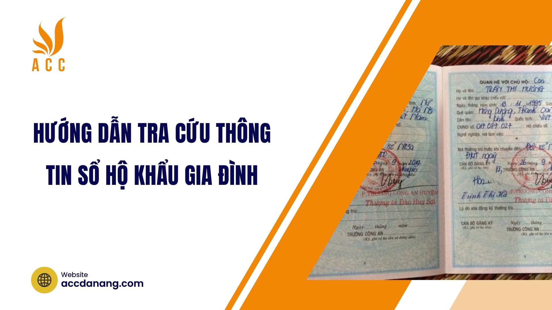 Hướng dẫn tra cứu thông tin sổ hộ khẩu gia đình
