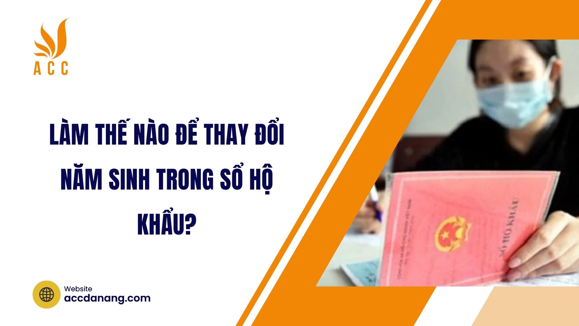 Làm thế nào để thay đổi năm sinh trong sổ hộ khẩu?