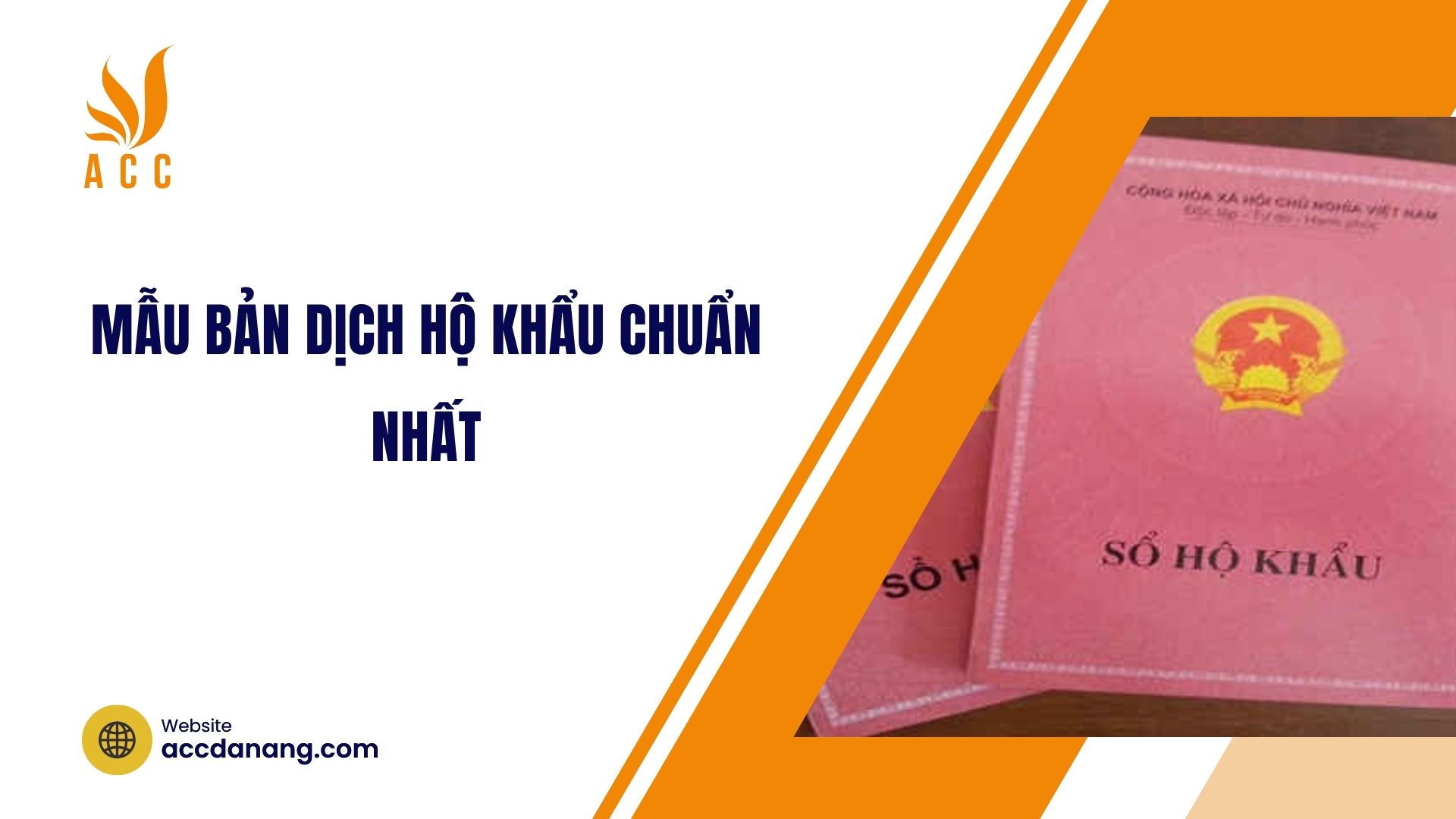 Mẫu bản dịch hộ khẩu chuẩn nhất