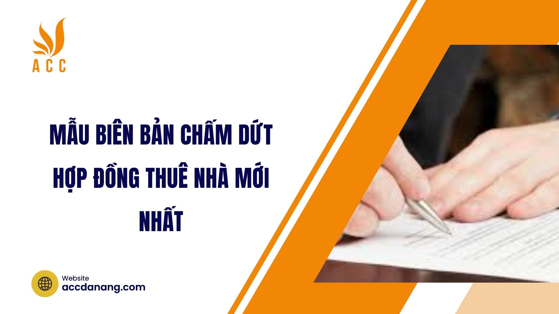 Mẫu biên bản chấm dứt hợp đồng thuê nhà mới nhất