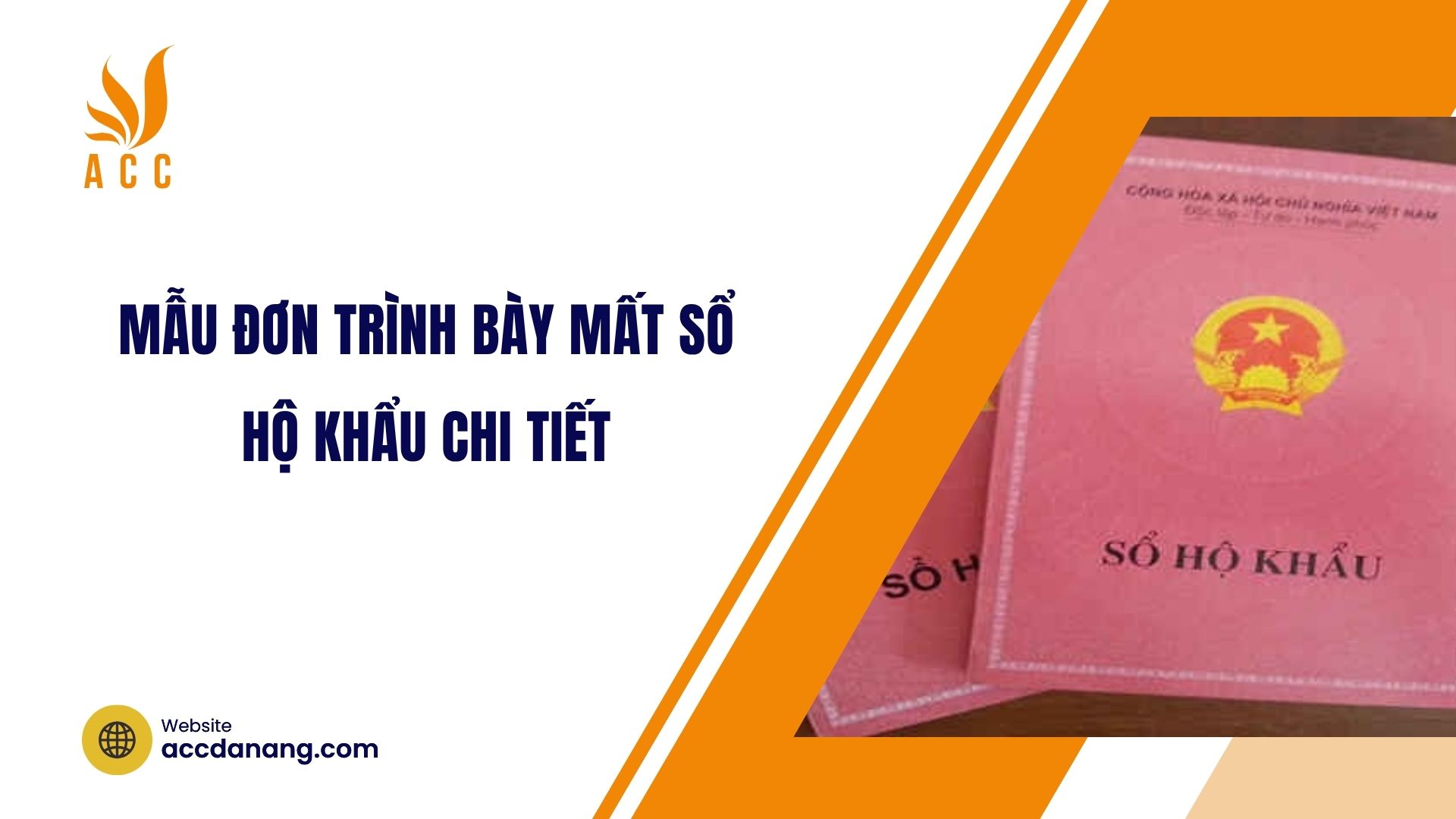 Mẫu đơn trình bày mất sổ hộ khẩu chi tiết
