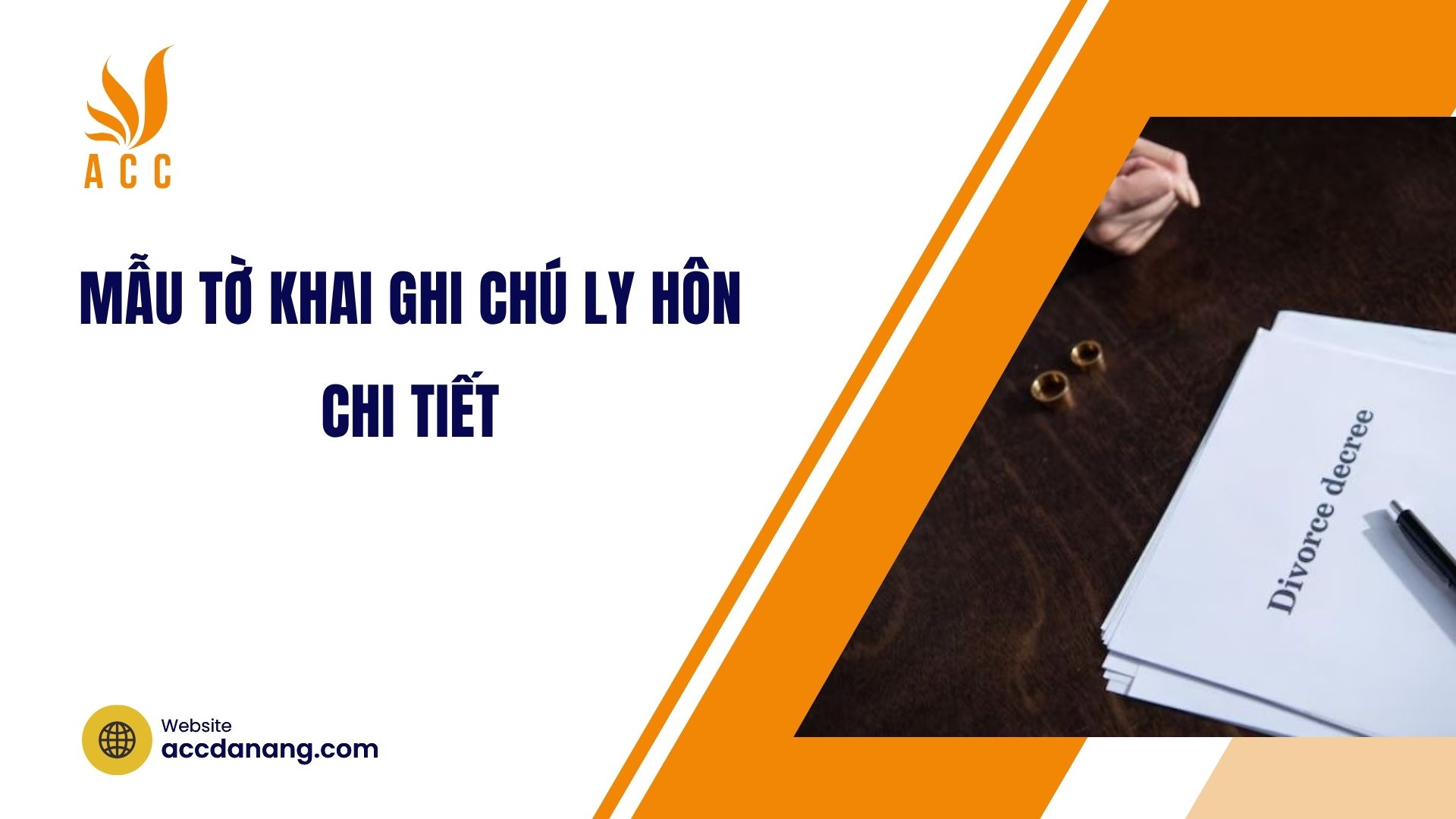 Mẫu tờ khai ghi chú ly hôn chi tiết