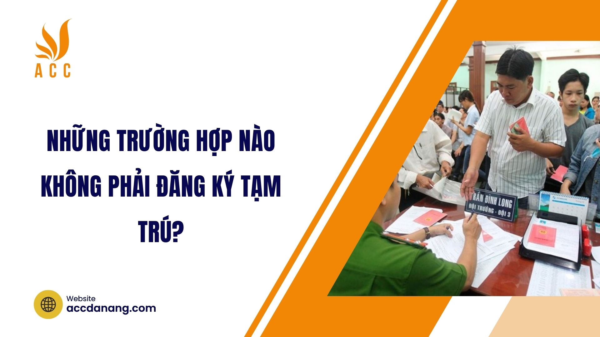 Những trường hợp nào không phải đăng ký tạm trú?