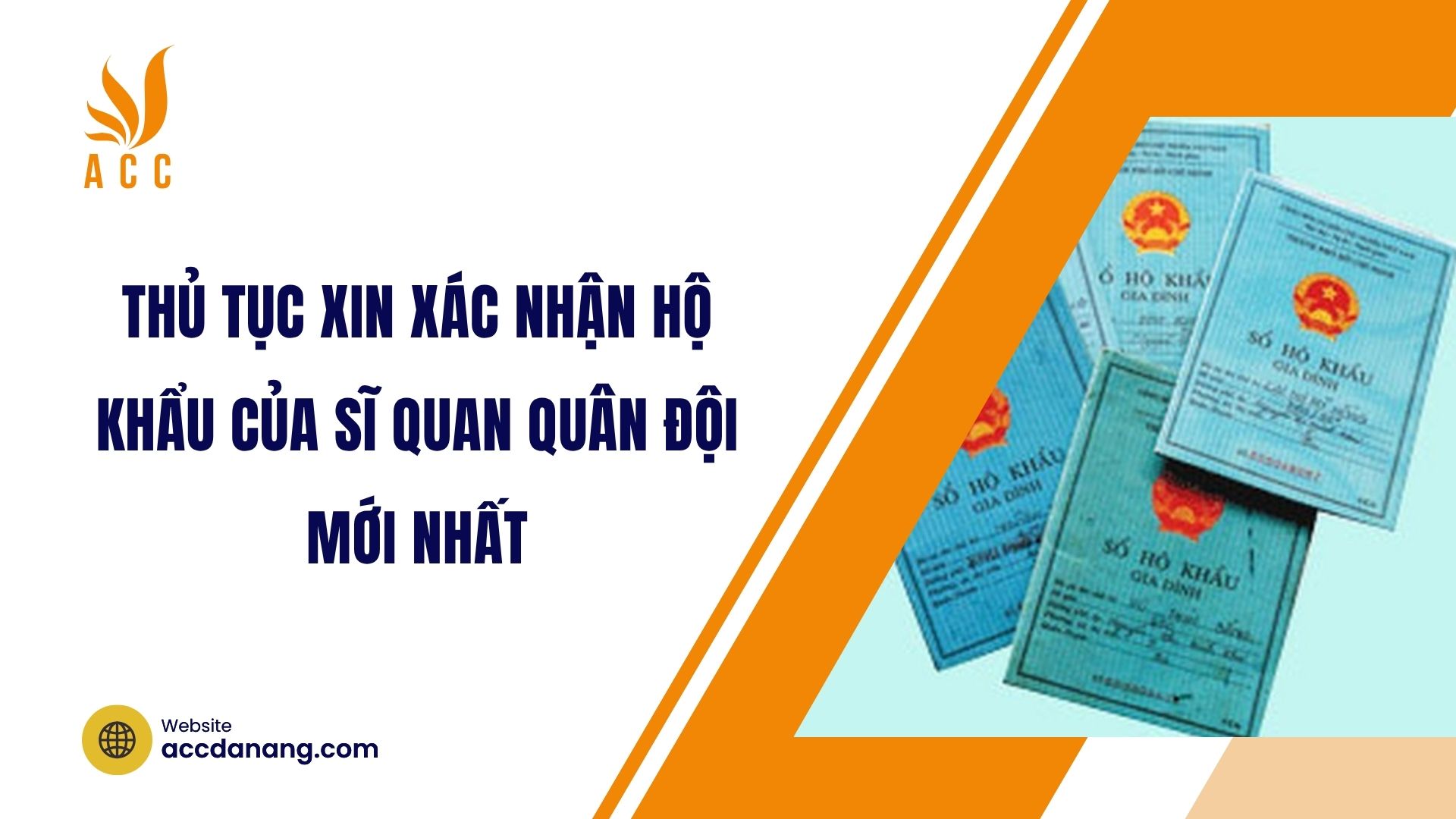 Thủ tục xin xác nhận hộ khẩu của sĩ quan quân đội mới nhất