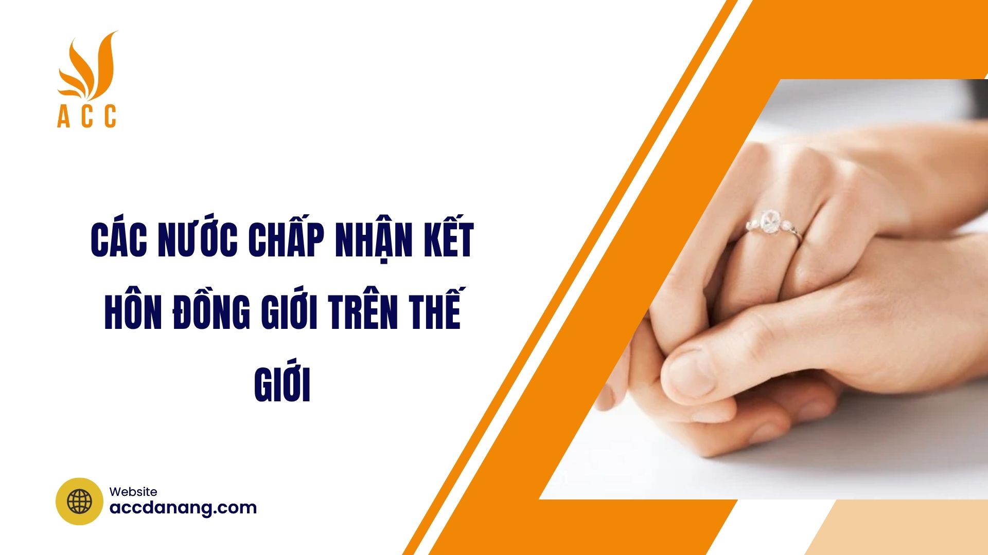 Các nước chấp nhận kết hôn đồng giới trên thế giới