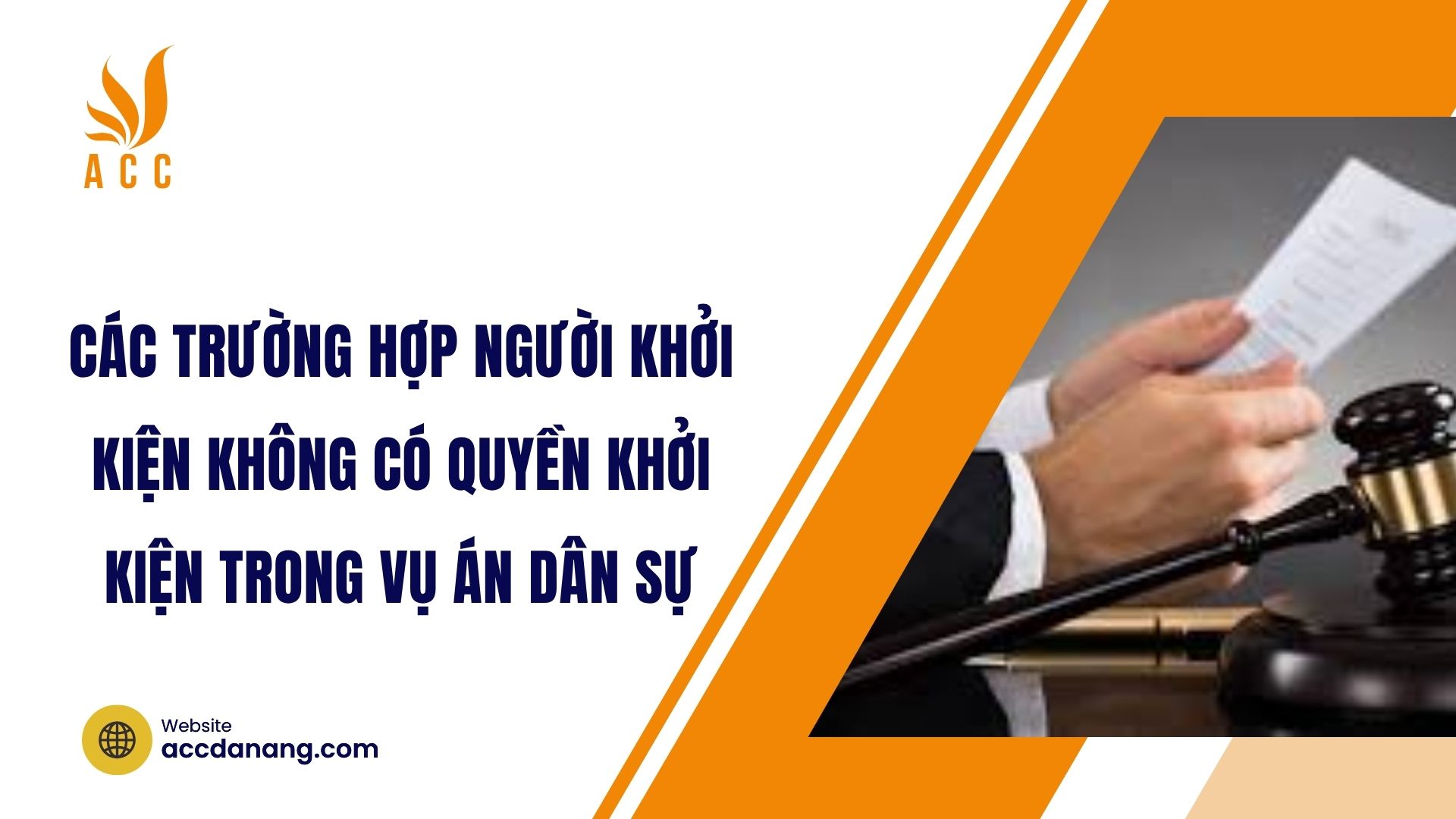 Các trường hợp người khởi kiện không có quyền khởi kiện trong vụ án dân sự