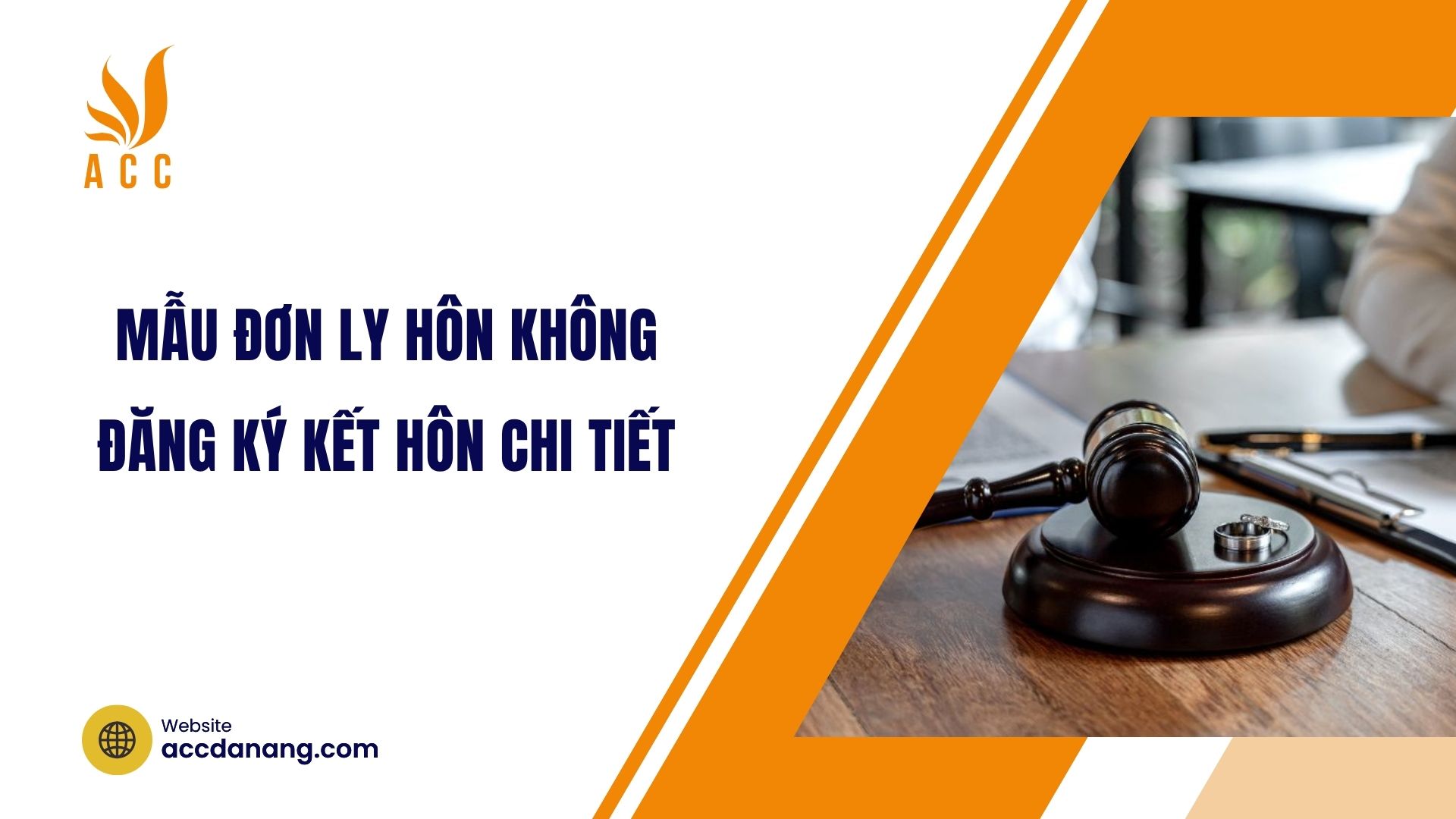 Mẫu đơn ly hôn không đăng ký kết hôn chi tiết