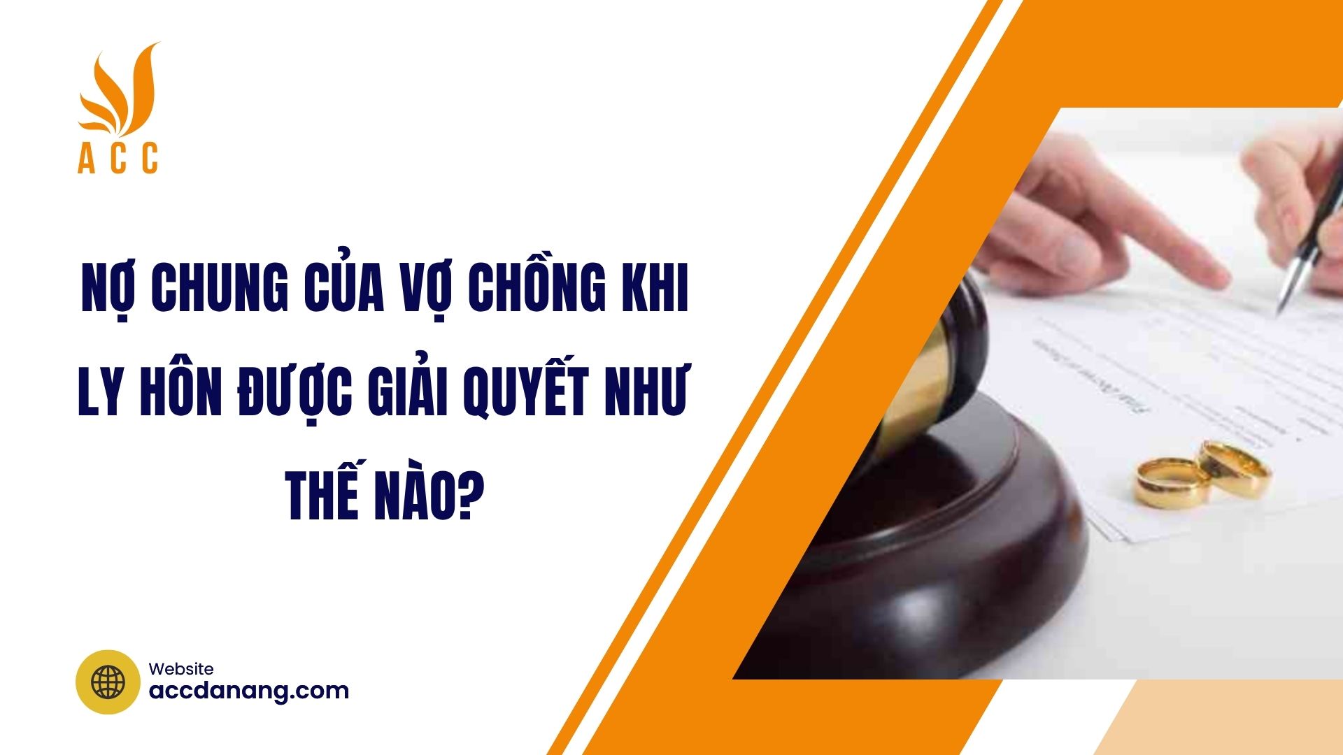 Nợ chung của vợ chồng khi ly hôn được giải quyết như thế nào?