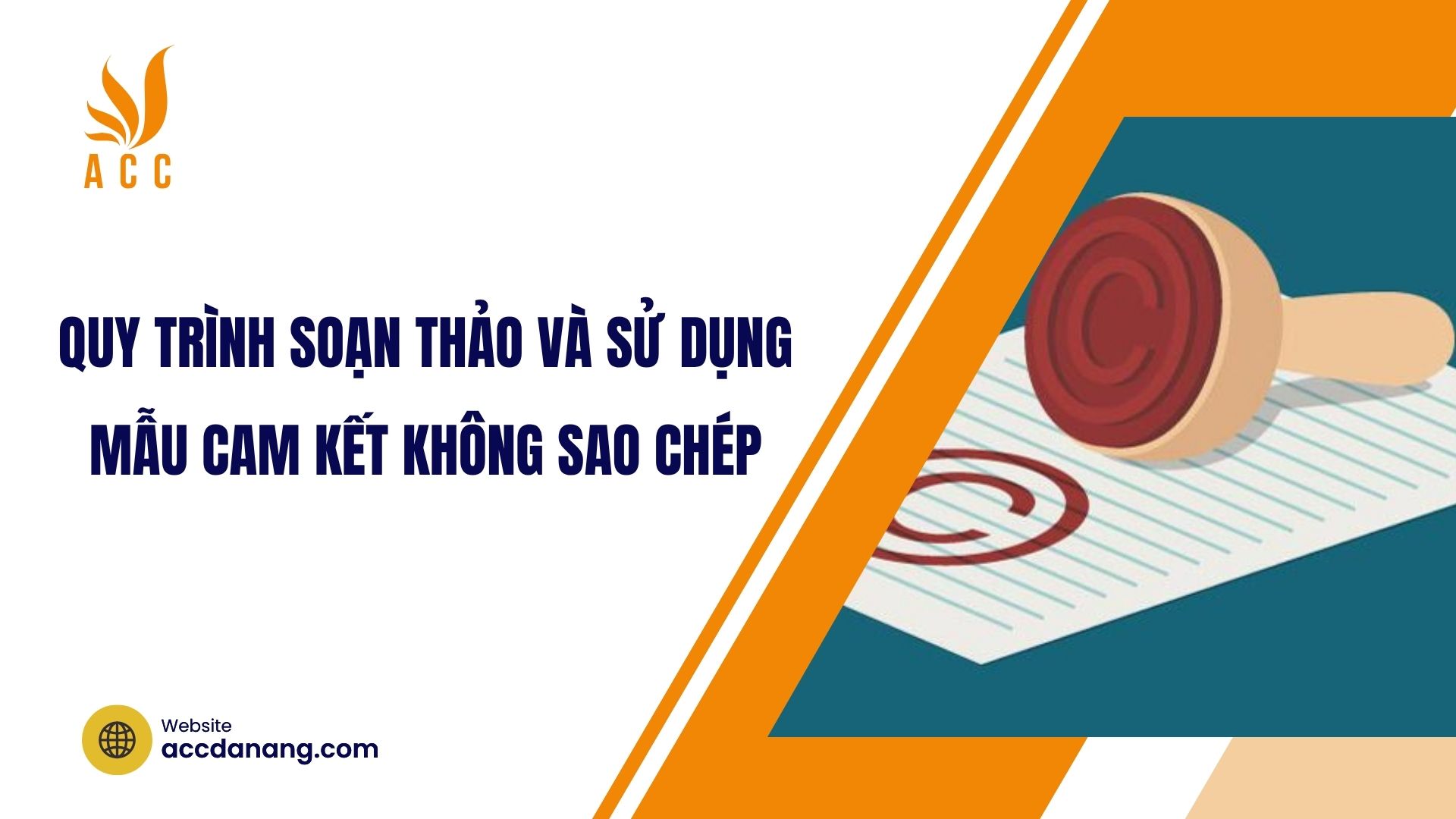 Quy trình soạn thảo và sử dụng mẫu cam kết không sao chép