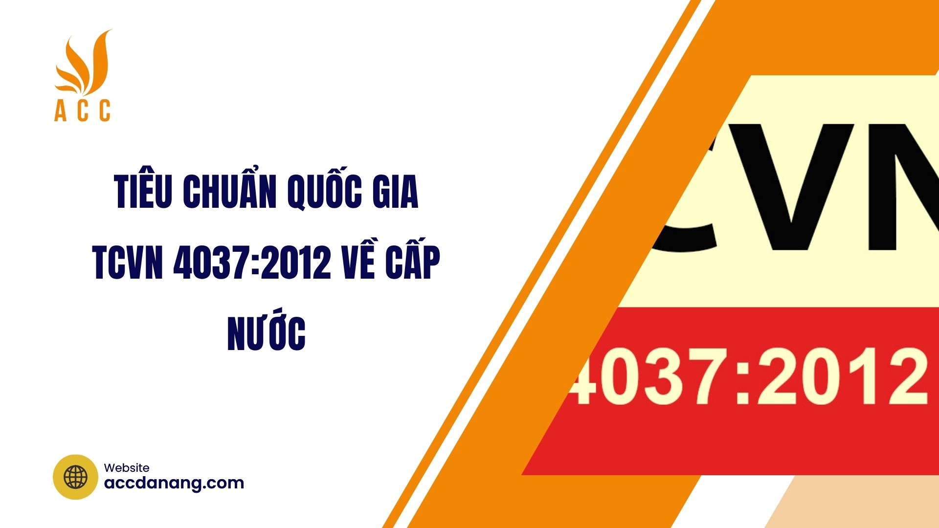 Tiêu chuẩn quốc gia TCVN 4037:2012 về Cấp nước