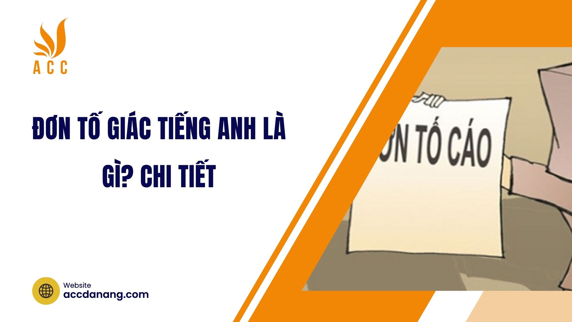 Đơn tố giác tiếng Anh là gì? Chi tiết