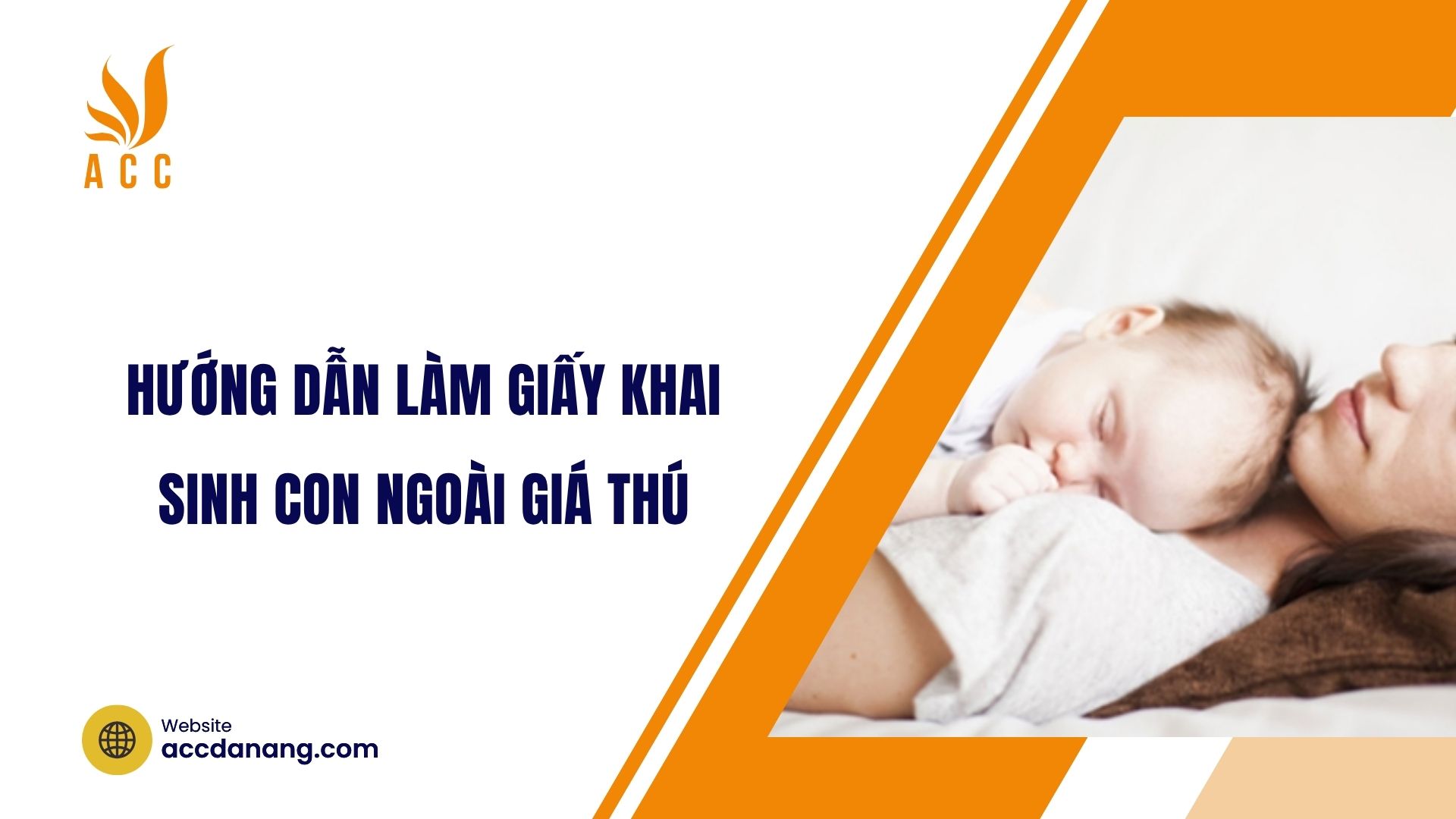 Hướng dẫn làm giấy khai sinh con ngoài giá thú