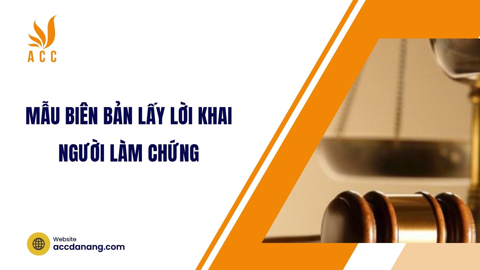 Mẫu biên bản lấy lời khai người làm chứng
