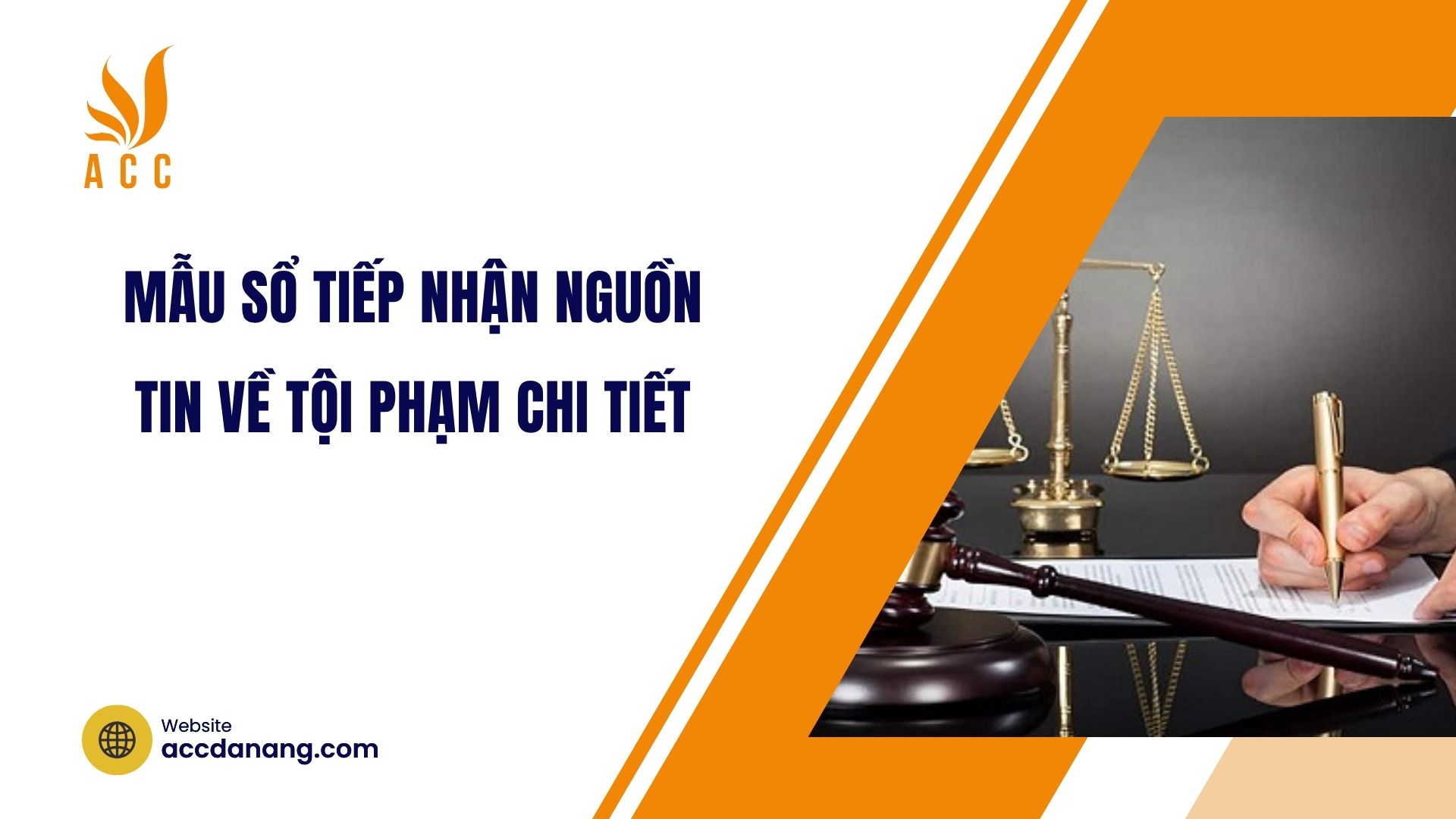 Mẫu sổ tiếp nhận nguồn tin về tội phạm chi tiết
