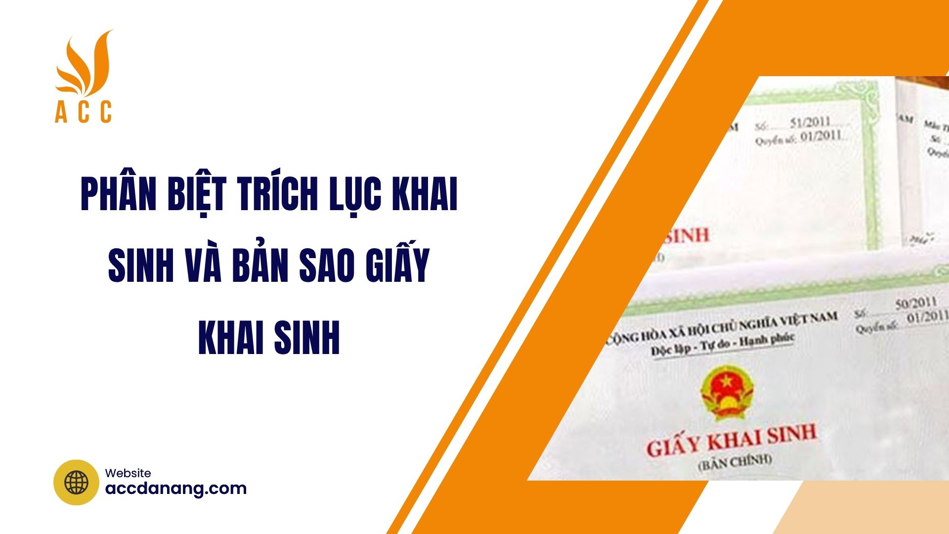 Phân biệt trích lục khai sinh và bản sao giấy khai sinh