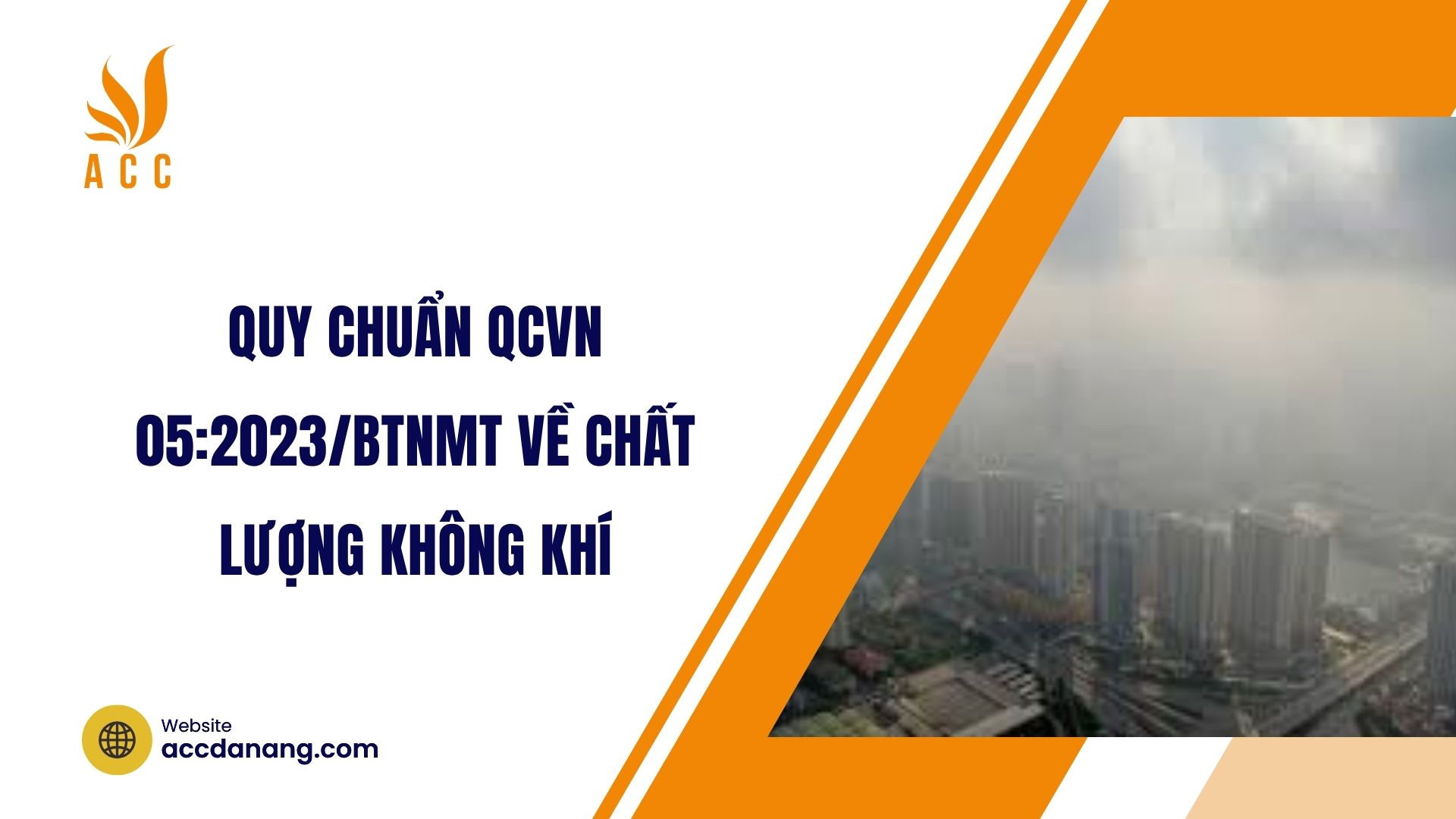 Quy chuẩn QCVN 05:2023/BTNMT về Chất lượng không khí