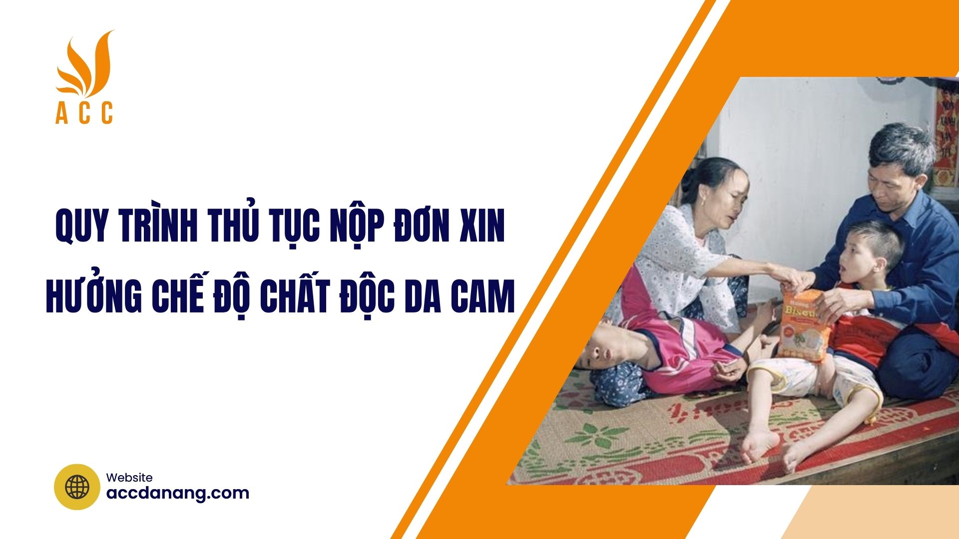 Quy trình thủ tục nộp đơn xin hưởng chế độ chất độc da cam