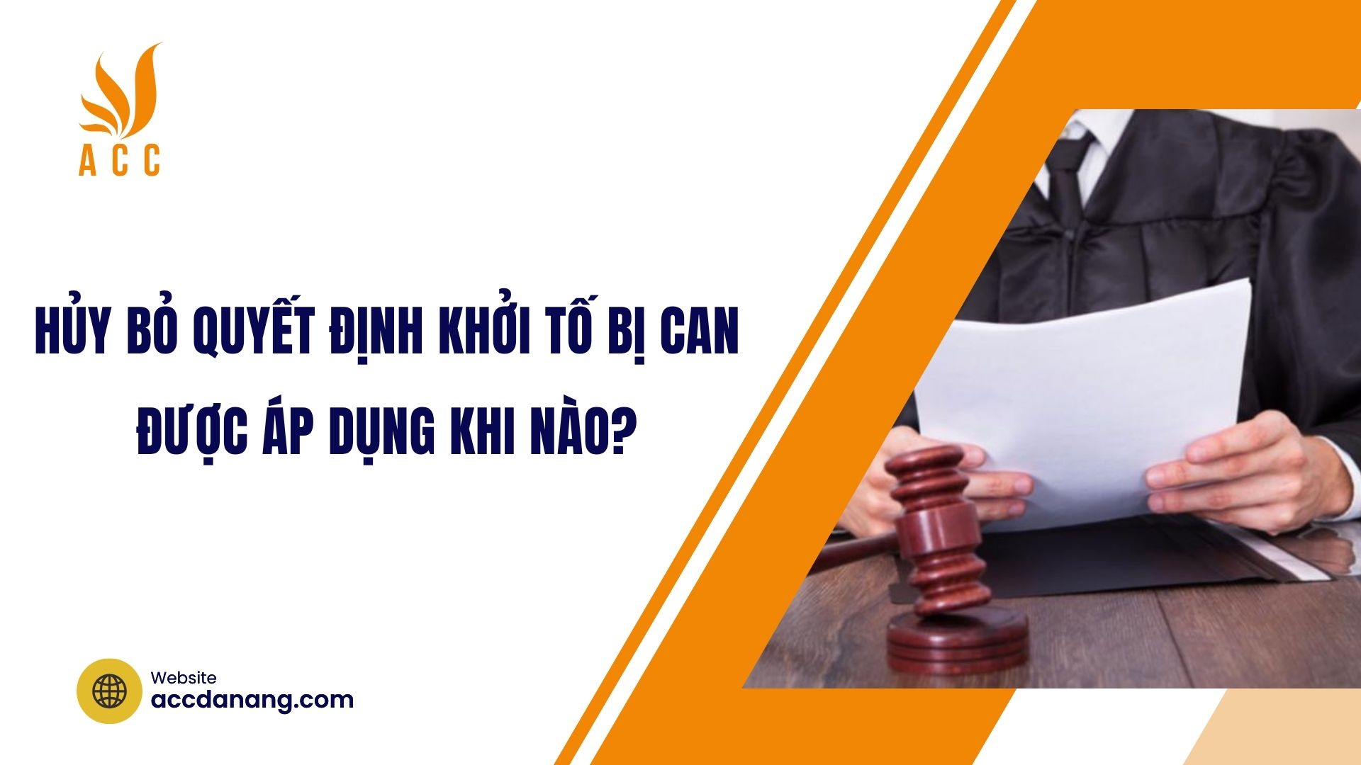 Hủy bỏ quyết định khởi tố bị can được áp dụng khi nào?