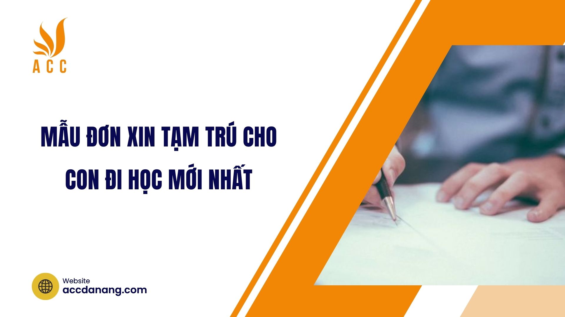 Mẫu đơn xin tạm trú cho con đi học mới nhất