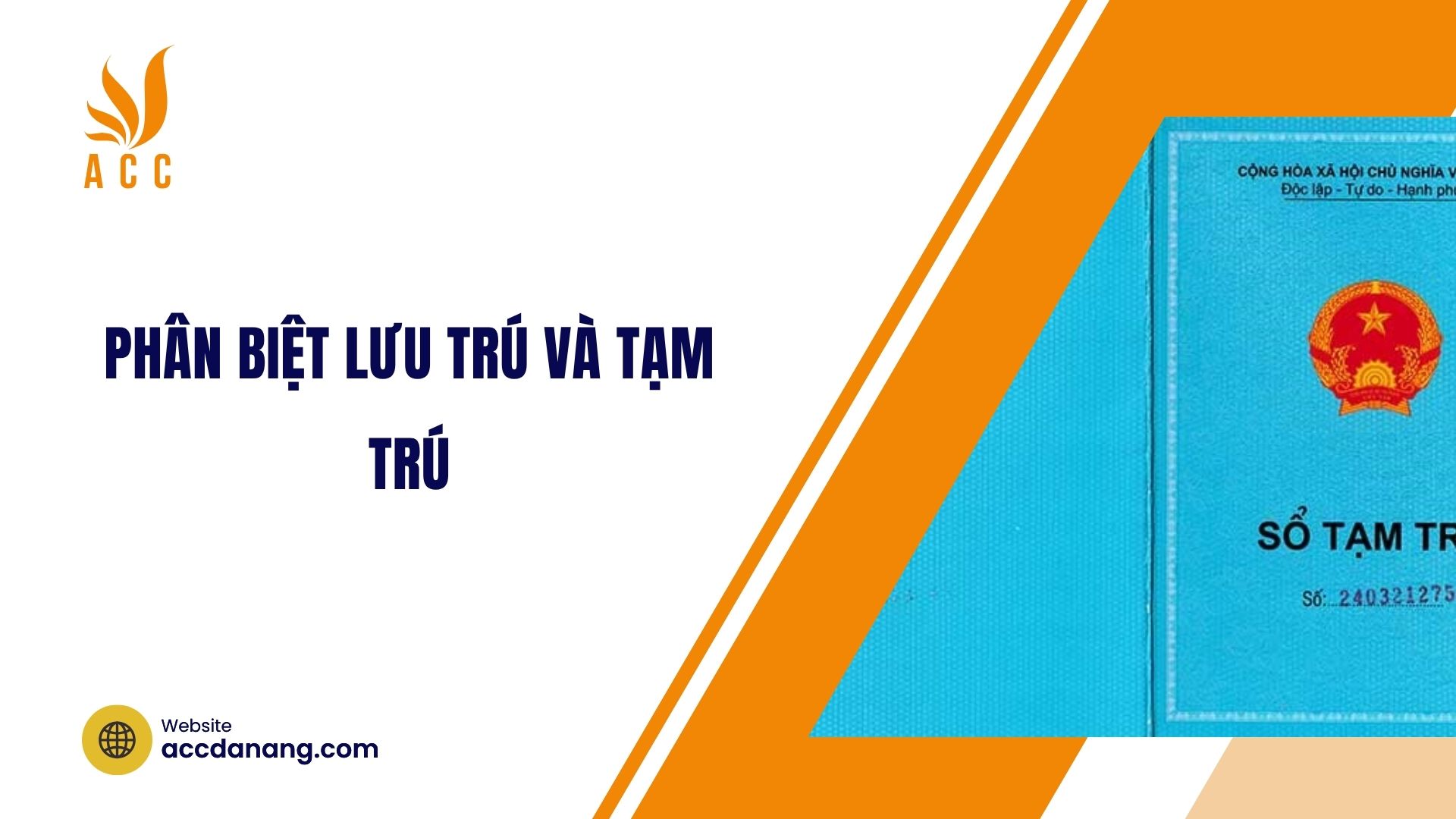 Phân biệt lưu trú và tạm trú