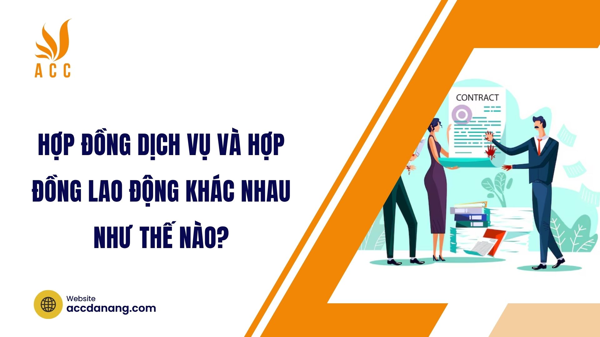 Hợp đồng dịch vụ và hợp đồng lao động khác nhau như thế nào?