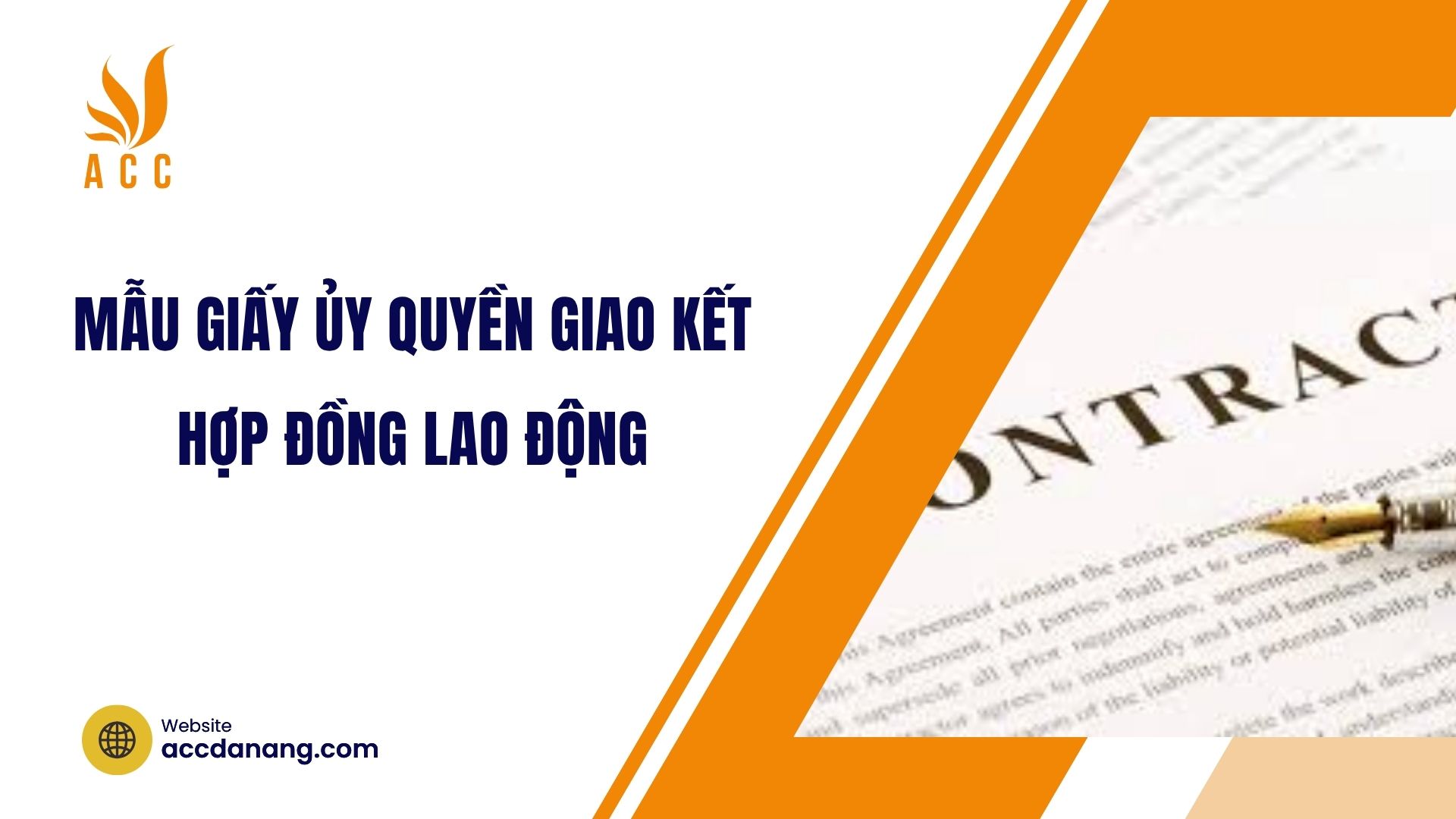 Mẫu giấy ủy quyền giao kết hợp đồng lao động