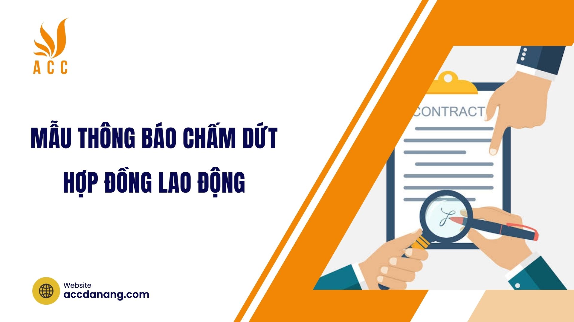 Mẫu thông báo chấm dứt hợp đồng lao động