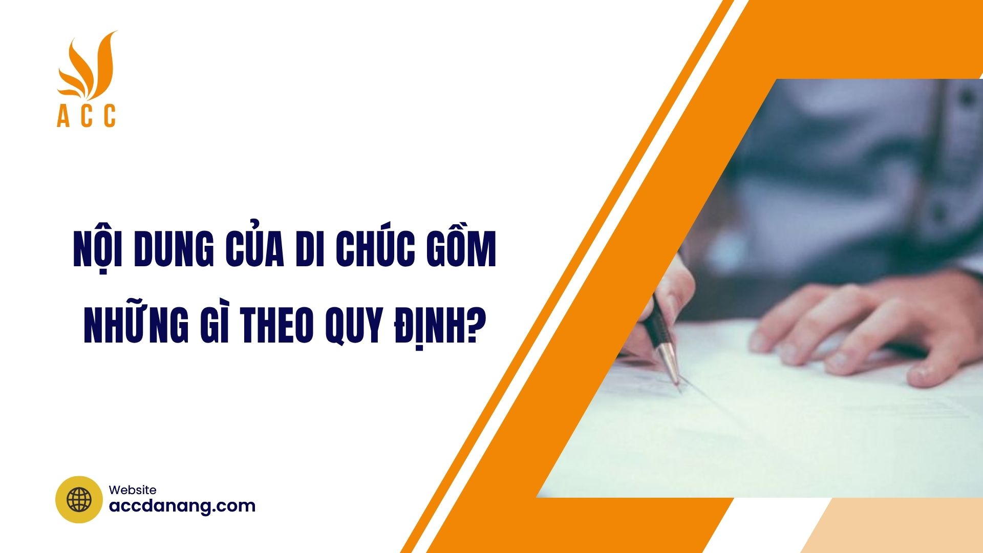 Nội dung của di chúc gồm những gì theo quy định?