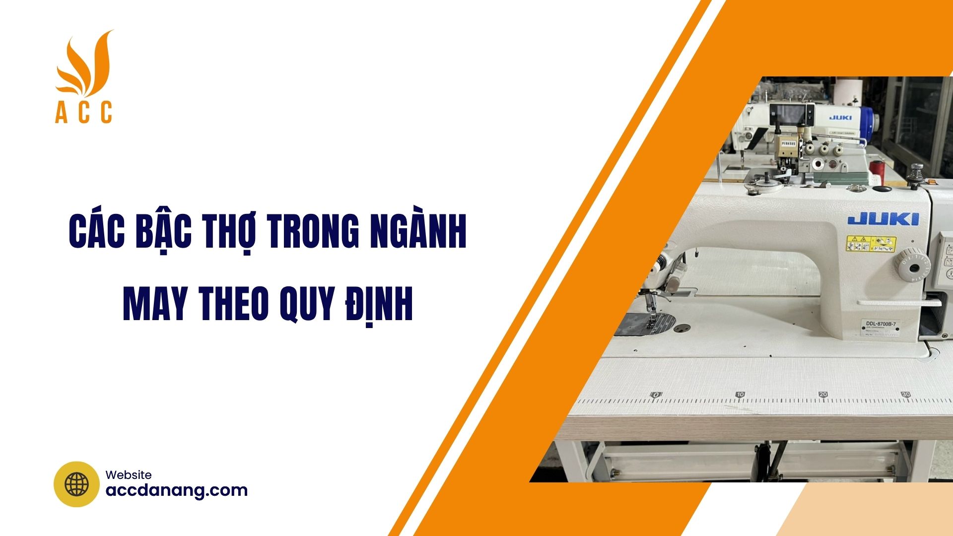 Các bậc thợ trong ngành may theo quy định