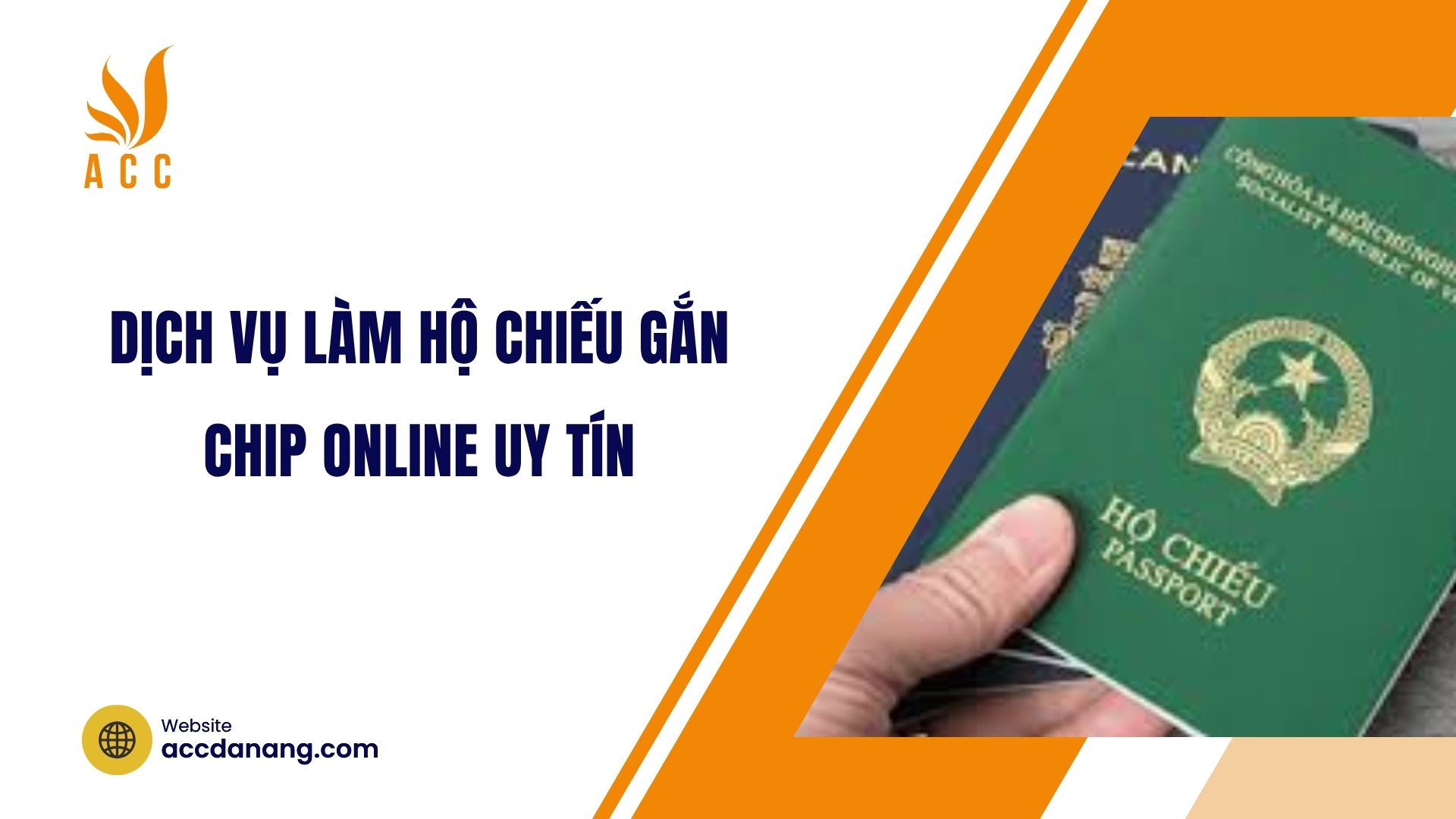 Dịch vụ làm hộ chiếu gắn chip online uy tín