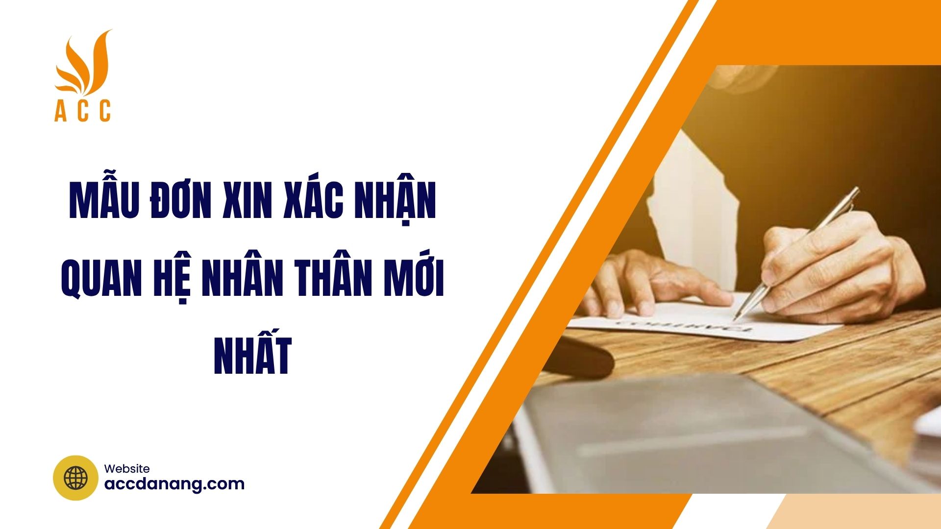 Mẫu đơn xin xác nhận quan hệ nhân thân mới nhất