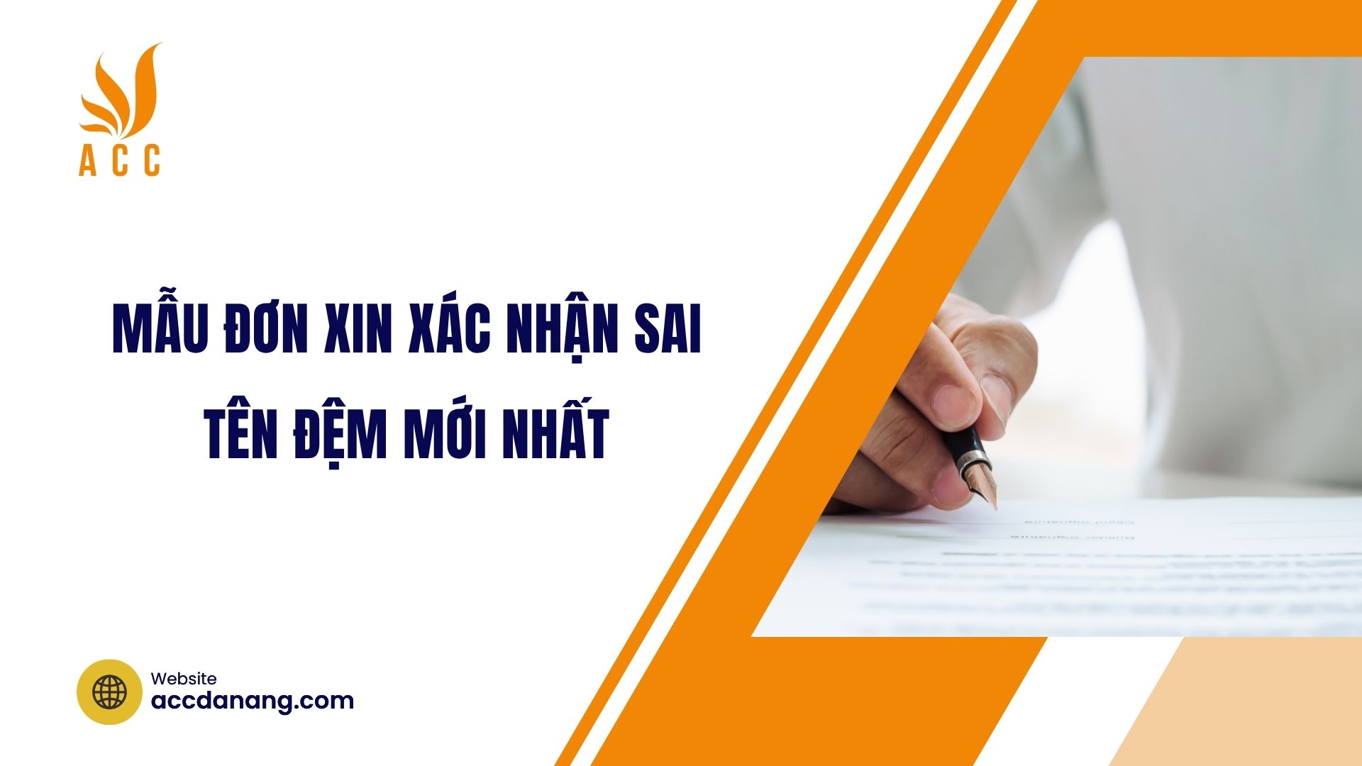 Mẫu đơn xin xác nhận sai tên đệm mới nhất